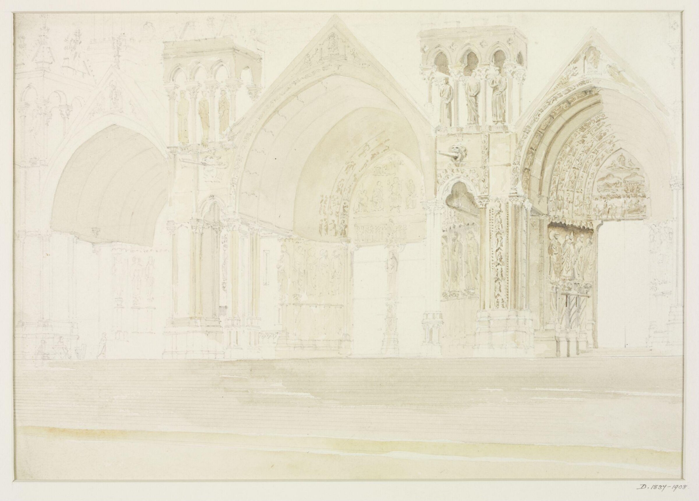Drawing, Herbert H. Goodall, 1876-1887
