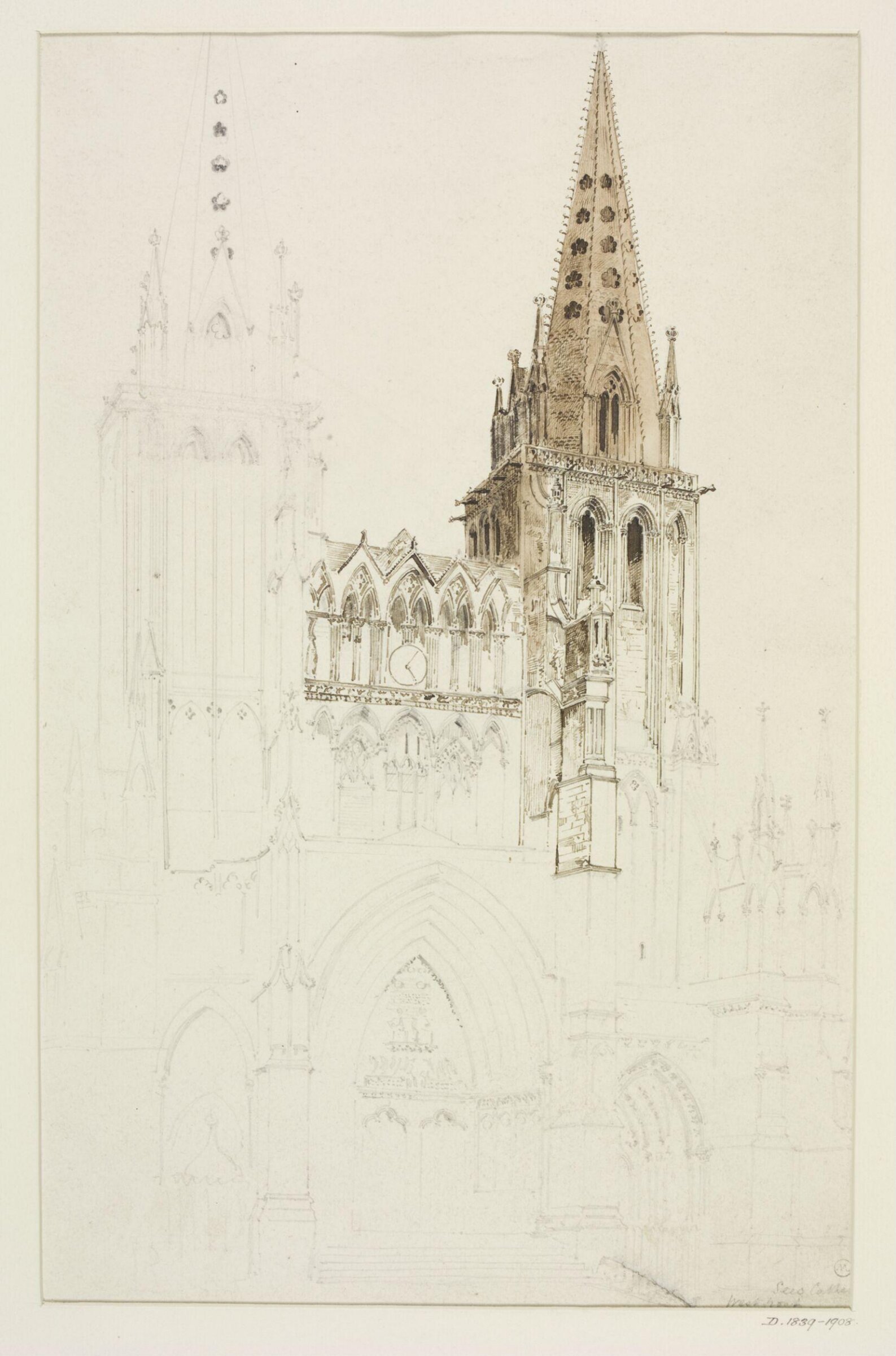 Drawing, Herbert H. Goodall, 1876-1887
