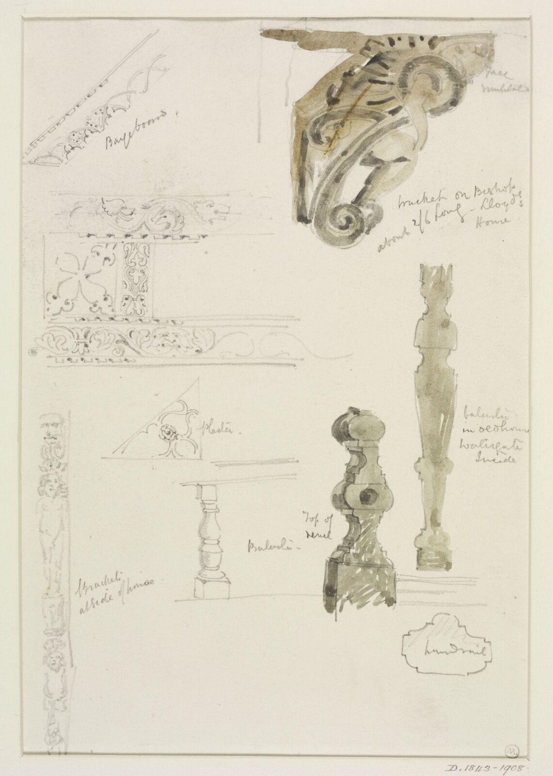 Drawing, Herbert H. Goodall, 1876-1887