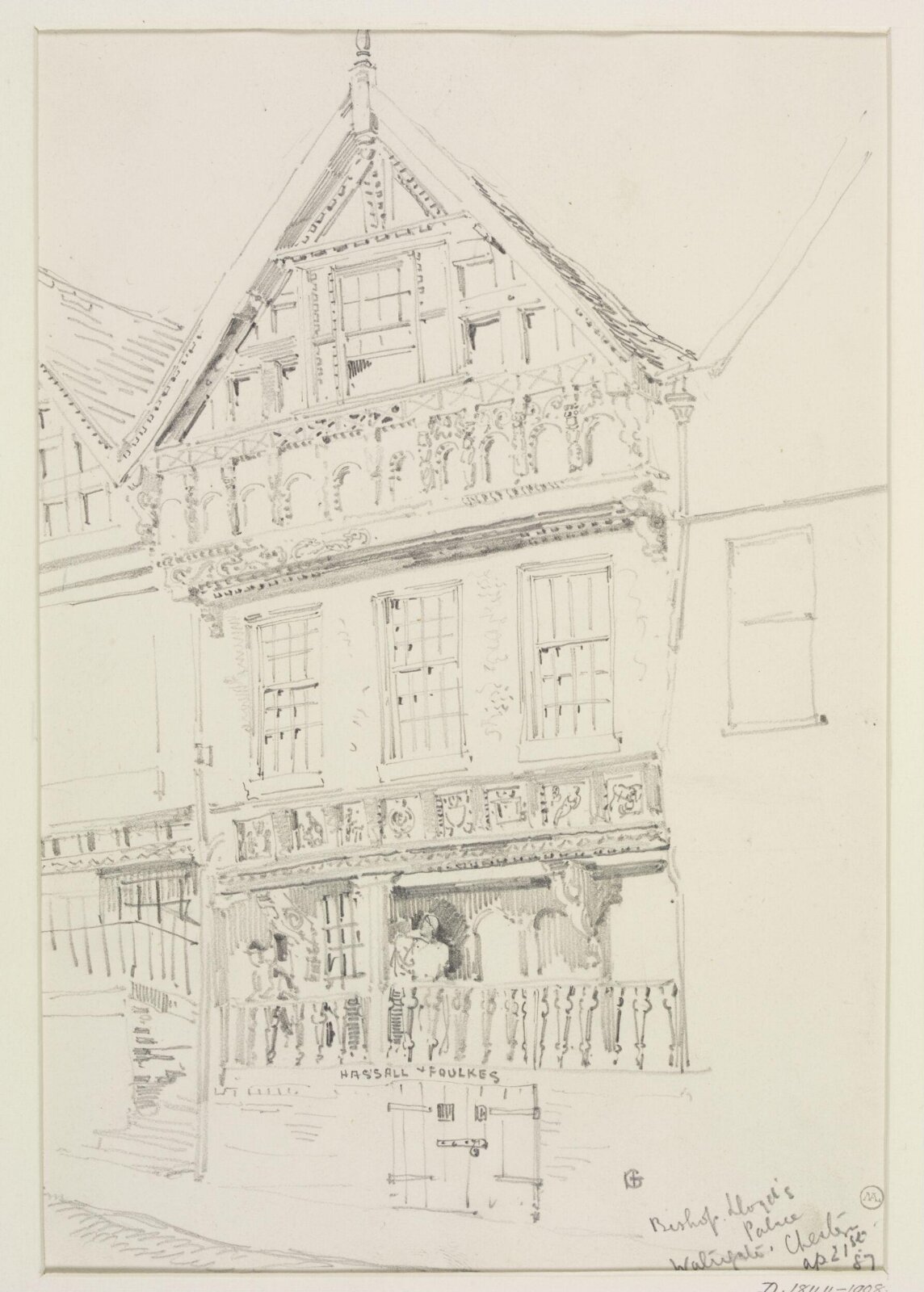 Drawing, Herbert H. Goodall, 1887