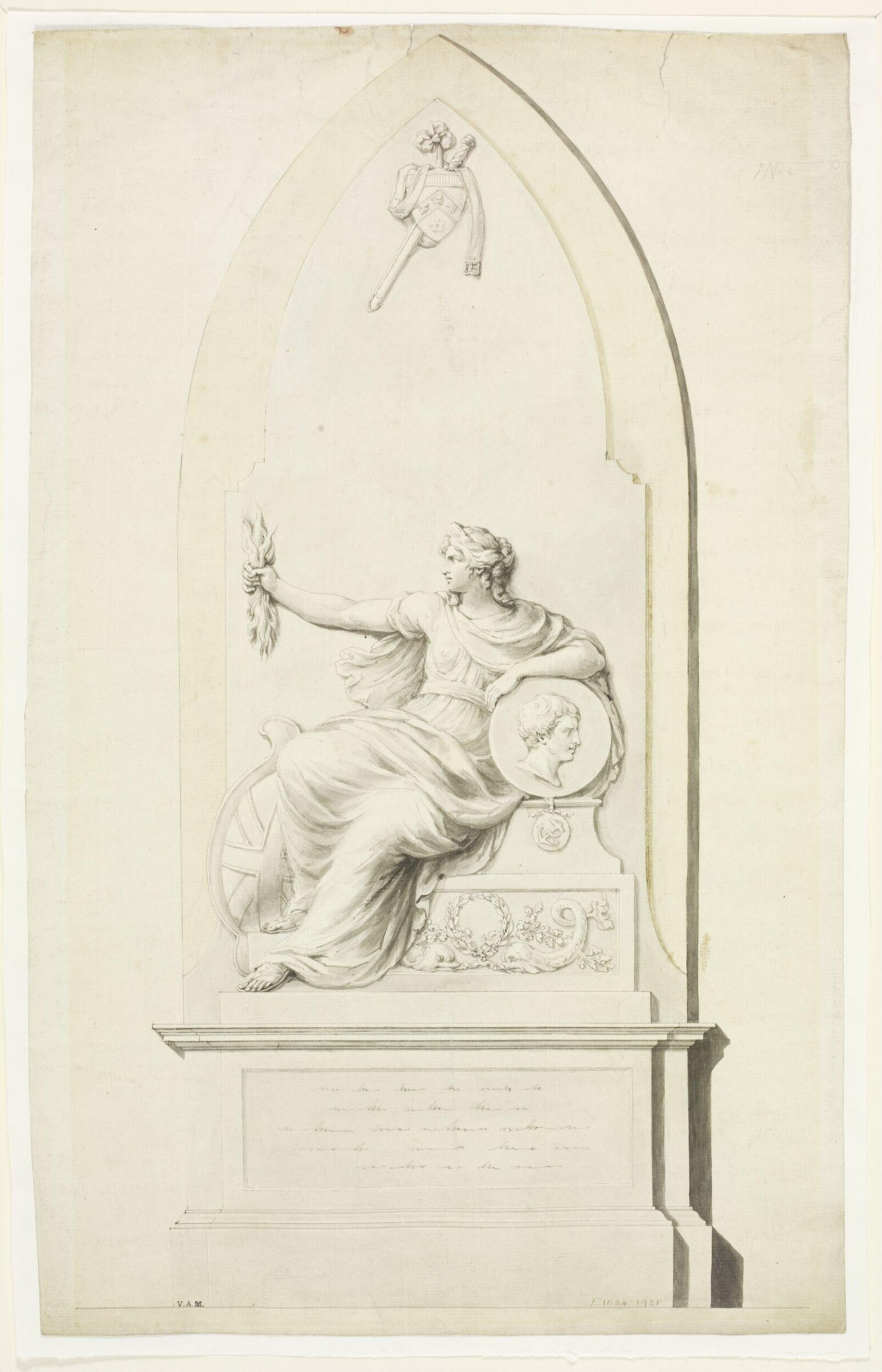 Drawing, John the elder Bacon, c. 1792