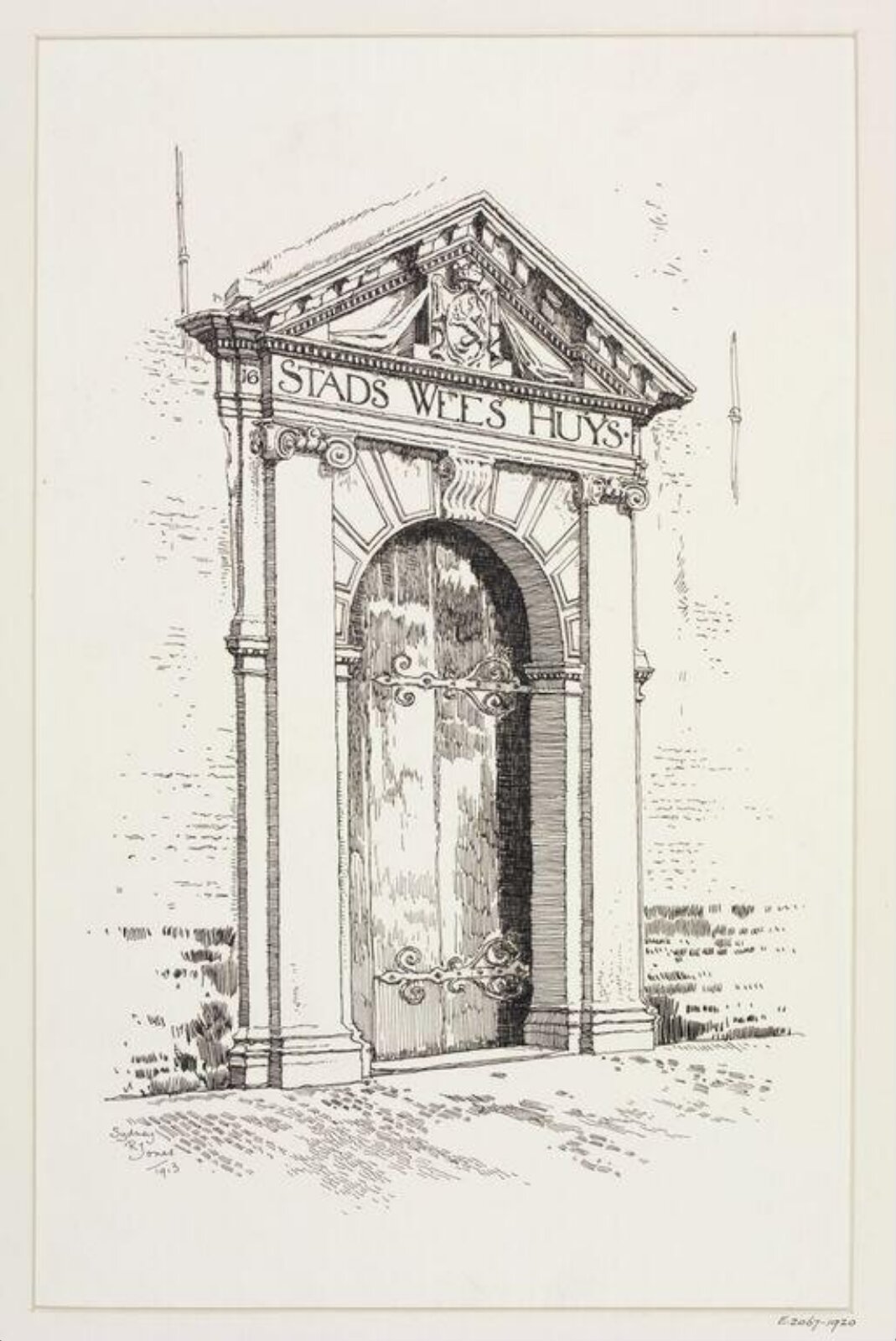 Drawing, Sydney R. Jones, 1913