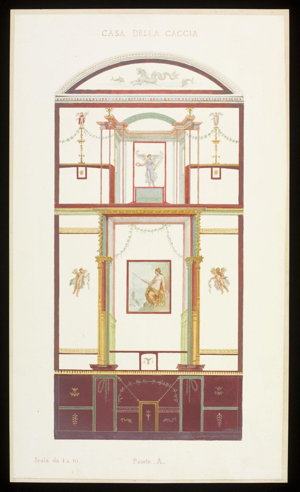 Drawing, Luigi Bazzani, 1899