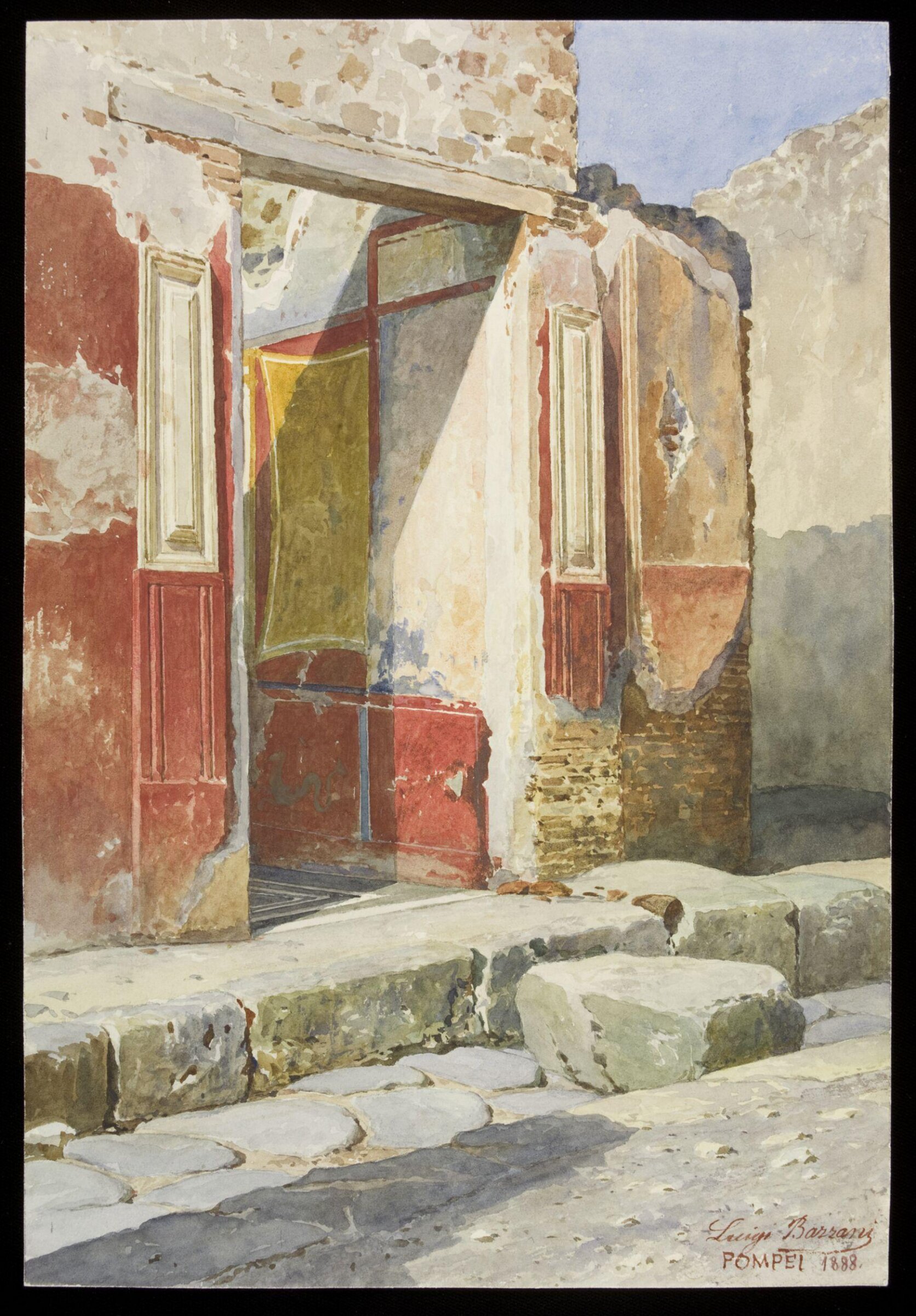 Drawing, Luigi Bazzani, 1888