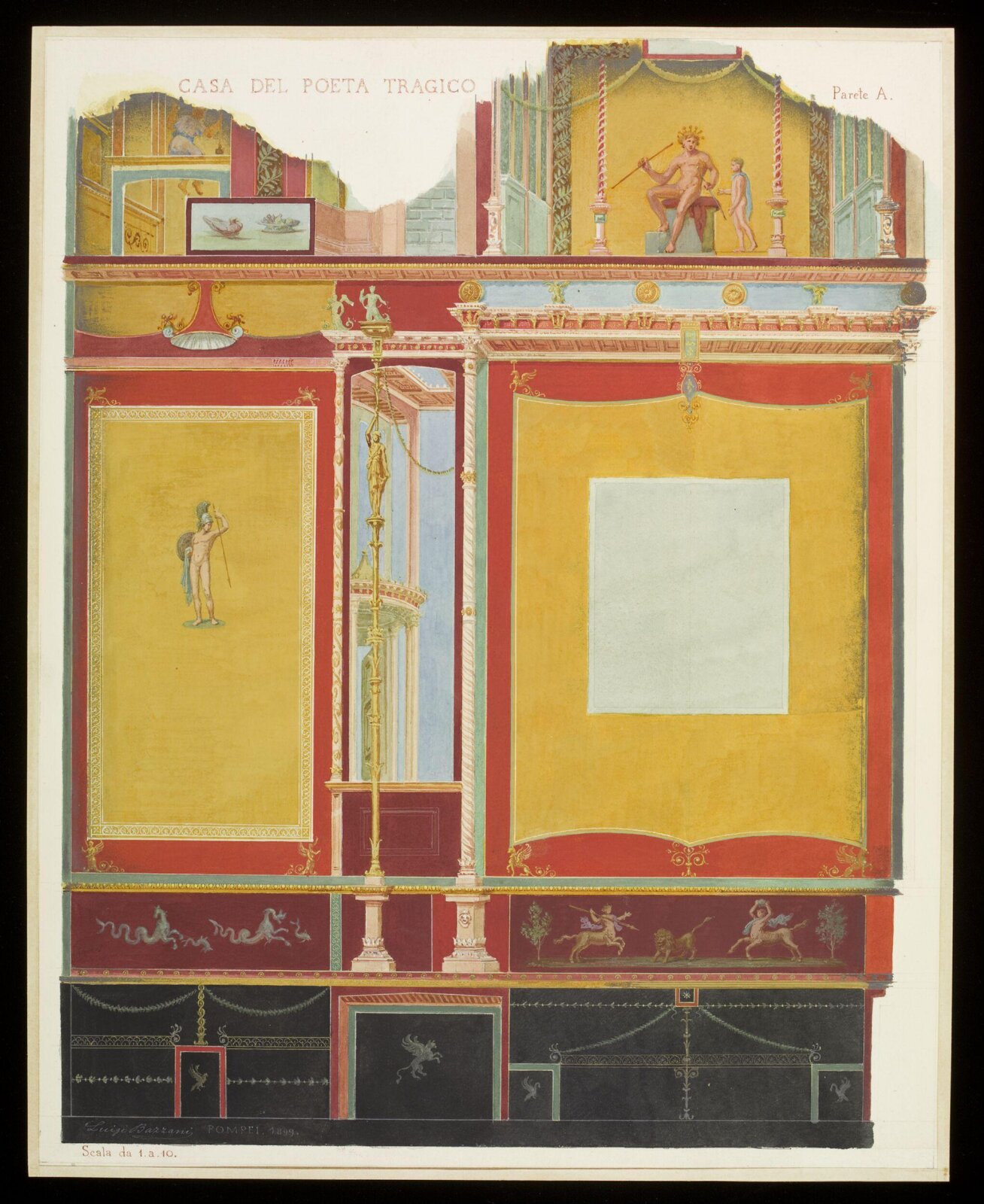 Drawing, Luigi Bazzani, 1899