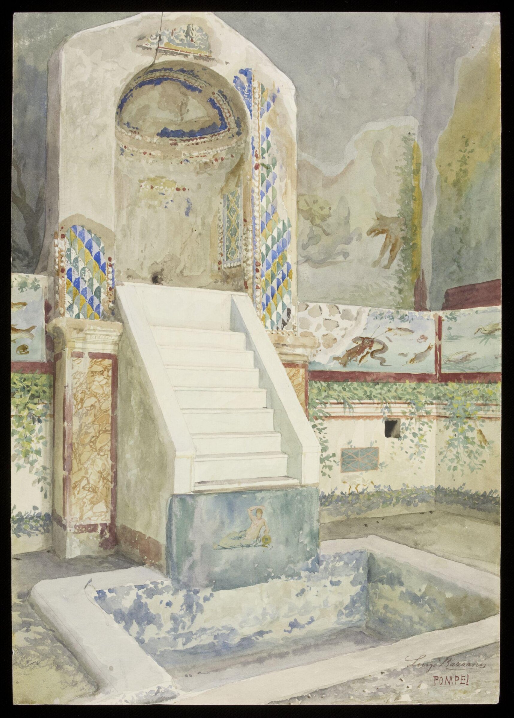 Drawing, Luigi Bazzani, ca. first quarter 20th century