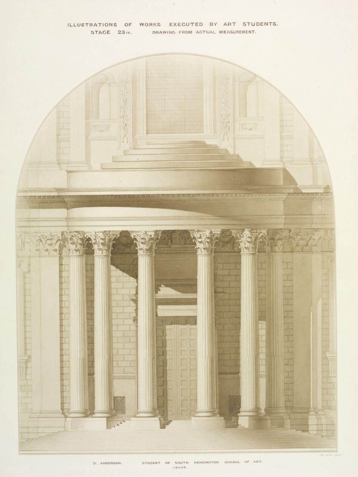 Drawing, D. Anderson, 19th century