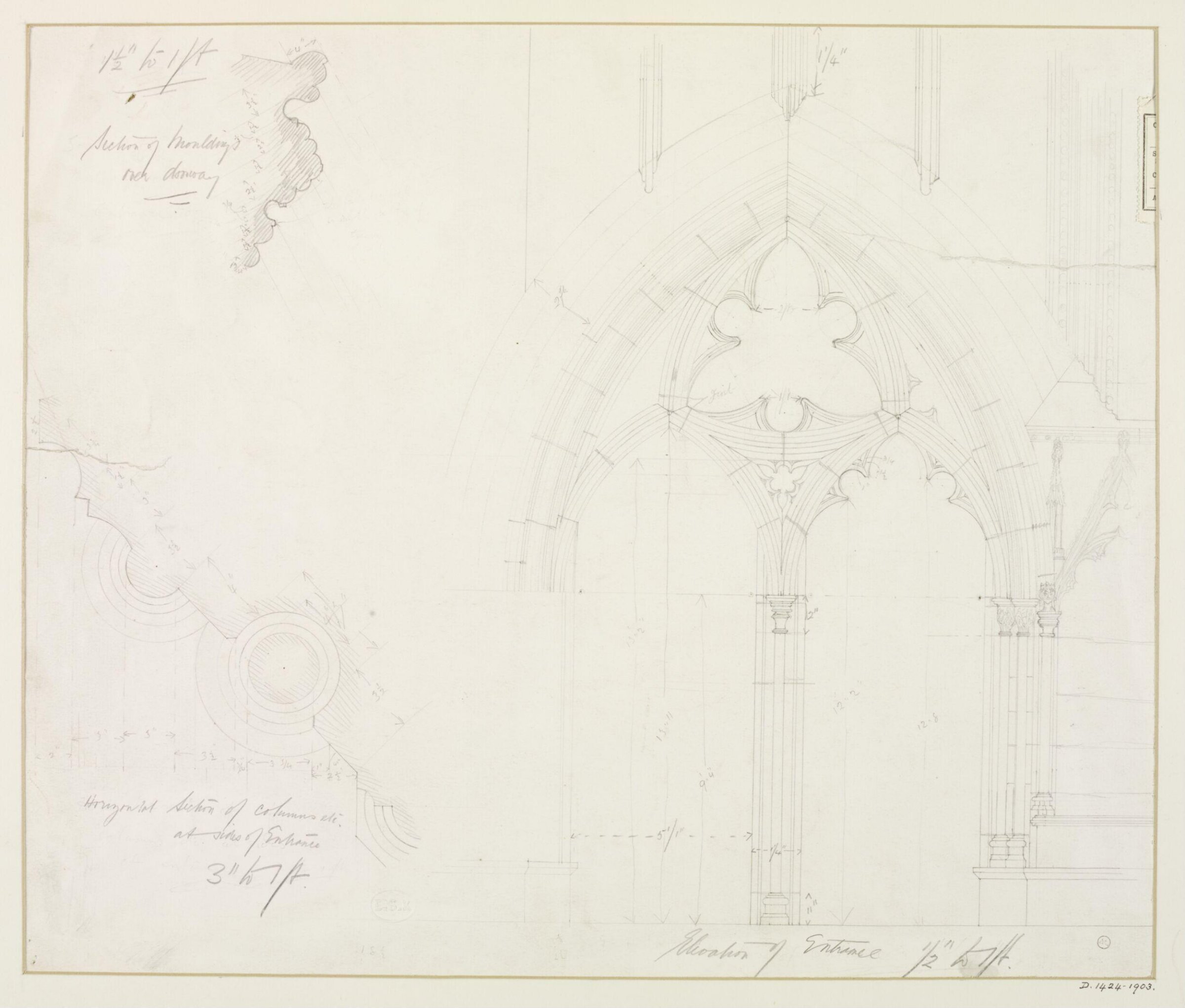 Drawing, Harry Brockhurst, September 1903