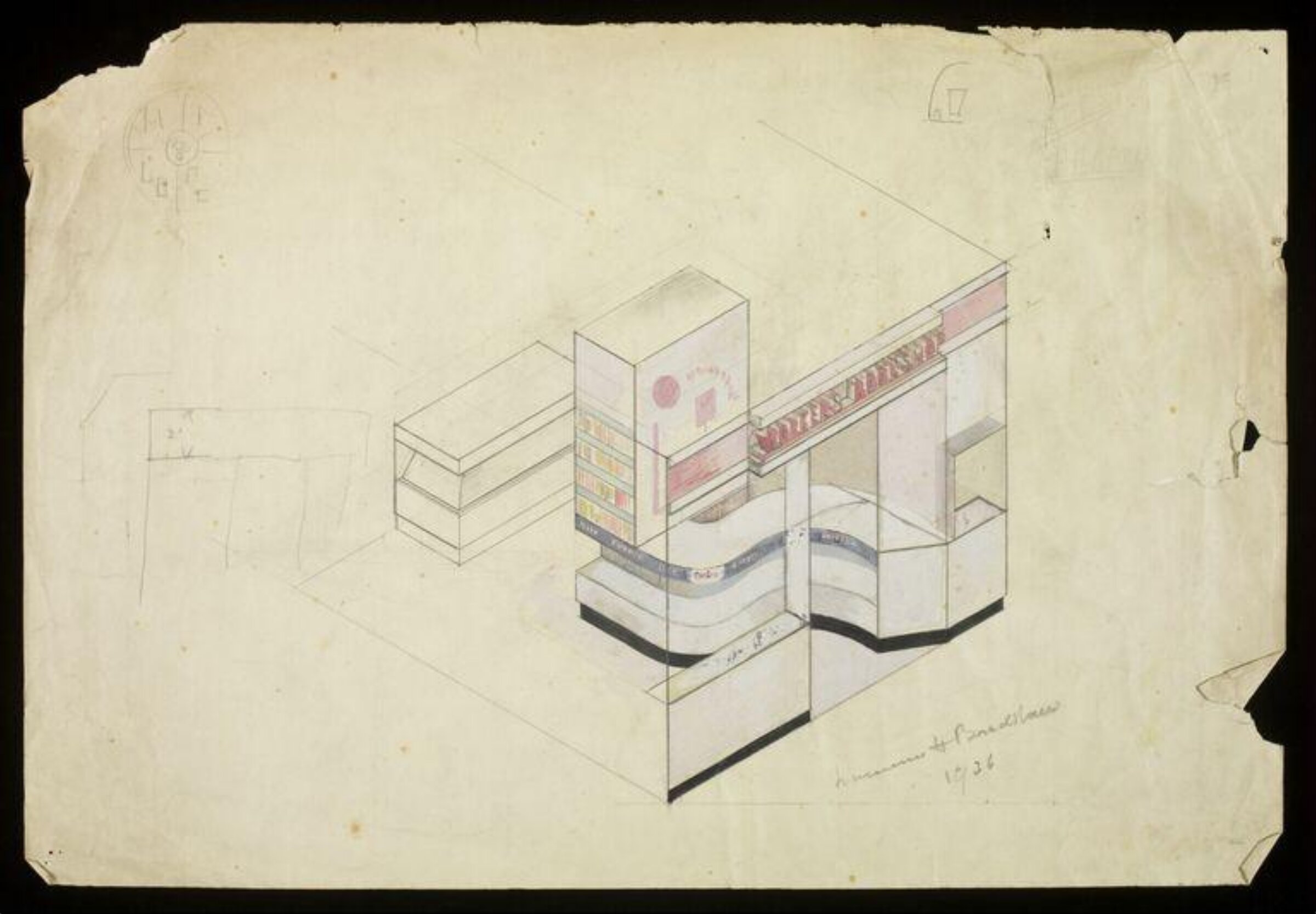 Drawing, Lawrence Henderson Bradshaw, 1936