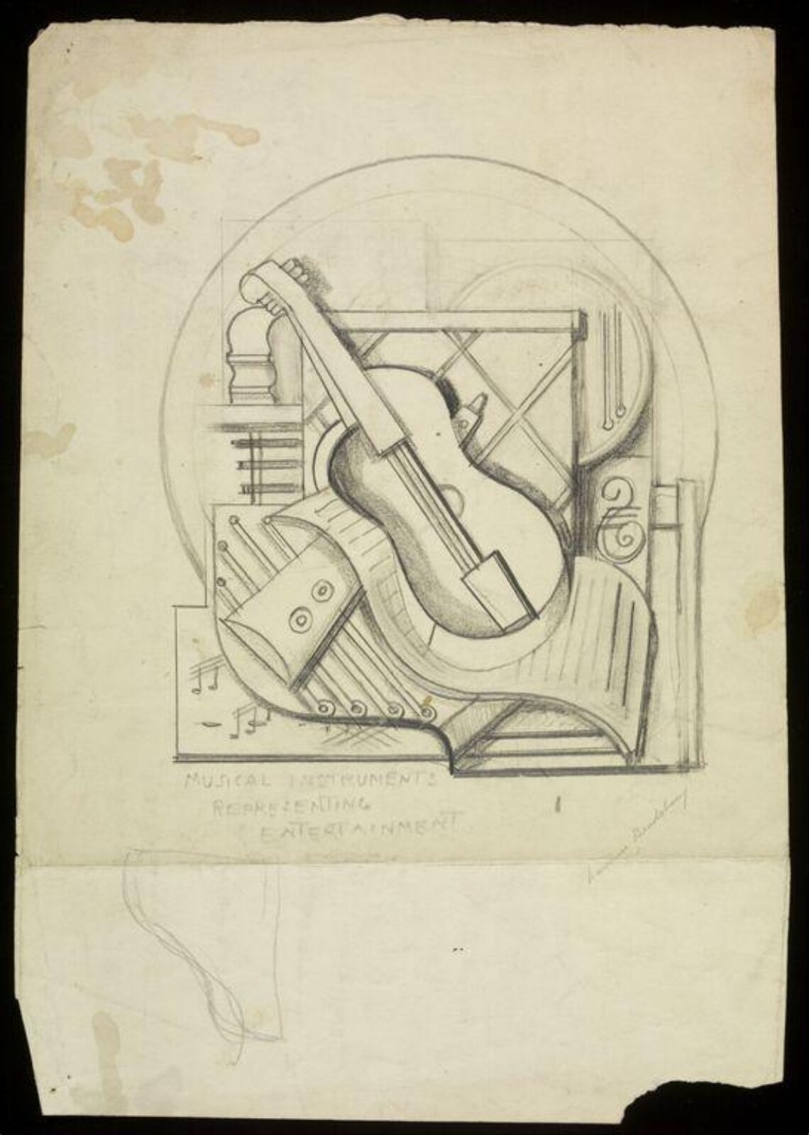 Drawing, Lawrence Henderson Bradshaw, 1933-4