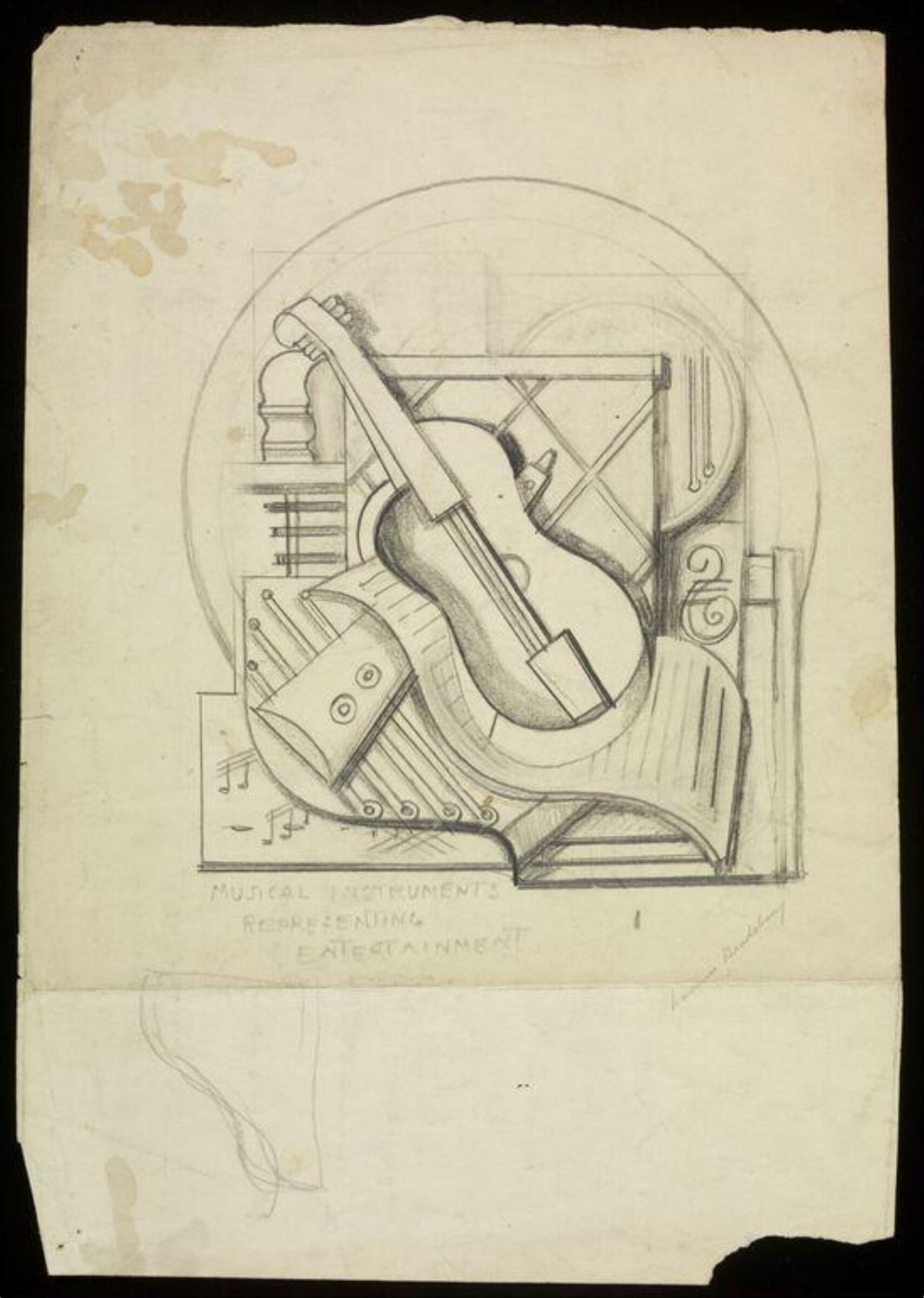 Drawing, Lawrence Henderson Bradshaw, 1933-4