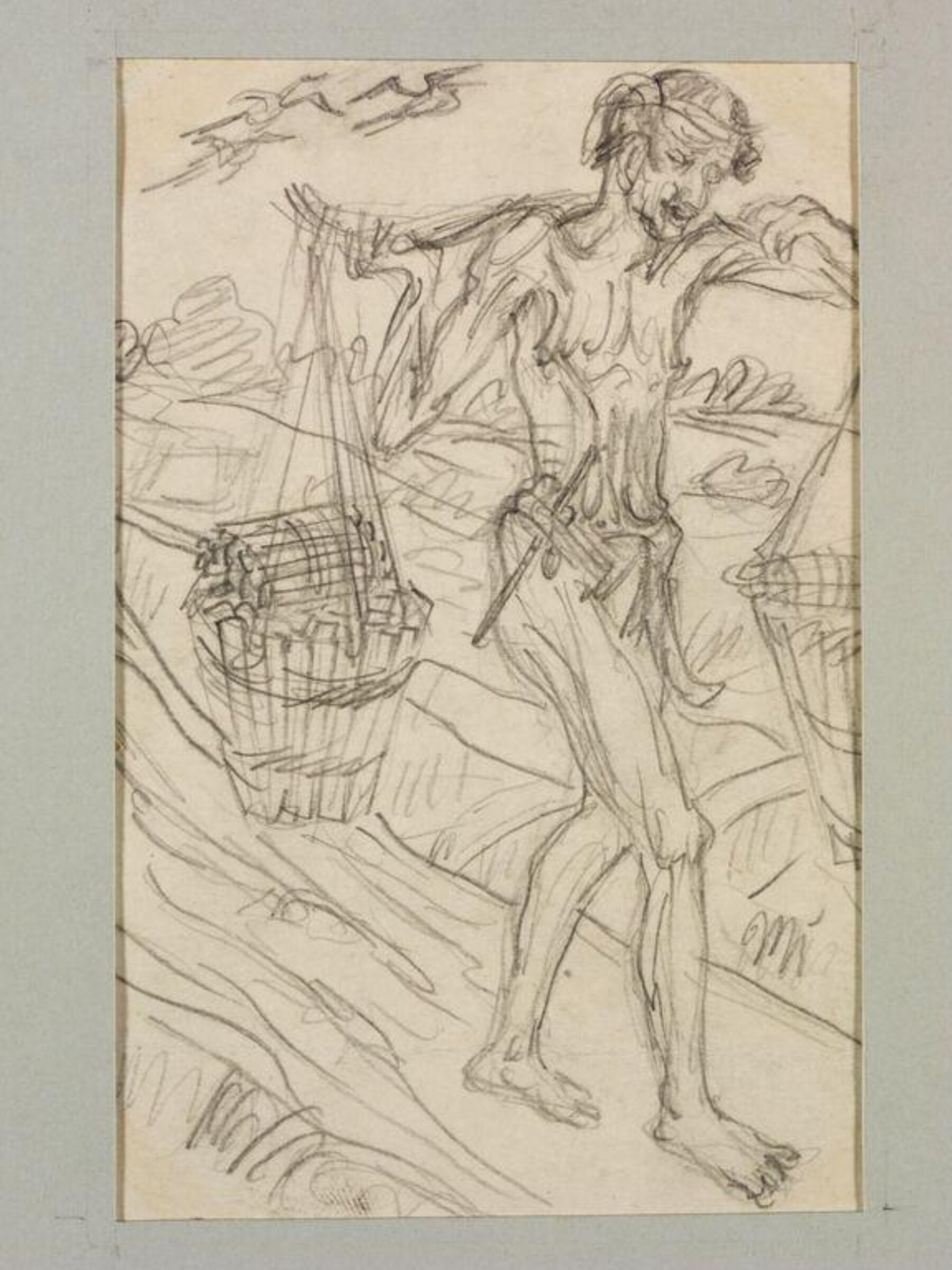 Drawing, Nandalal Bose, 1925