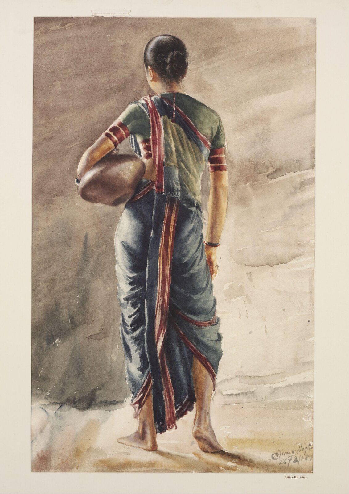 Drawing, M. Dhurandhar, 1893