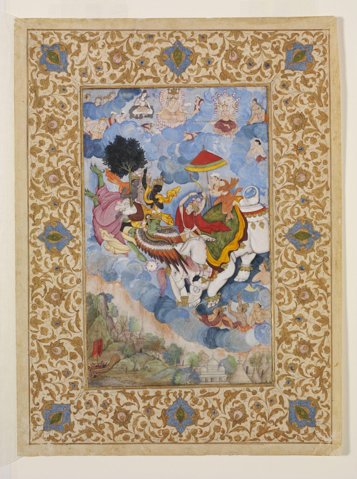 Krishna and Indra, ca. 1590