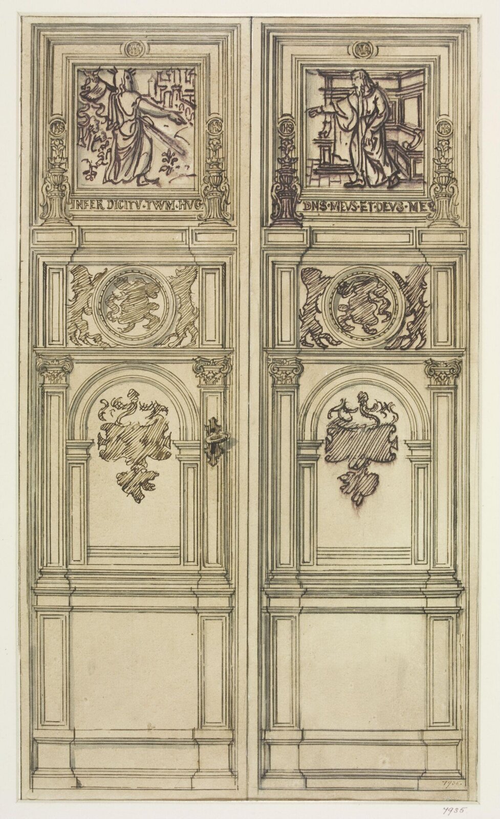Drawing, Reuben Townroe, 1872
