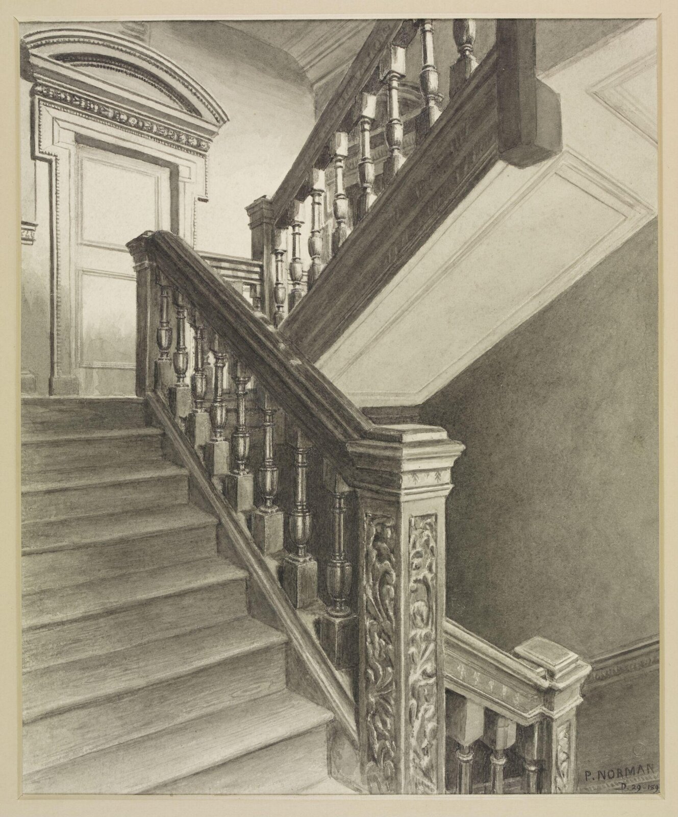 Drawing, Philip Norman, 1887