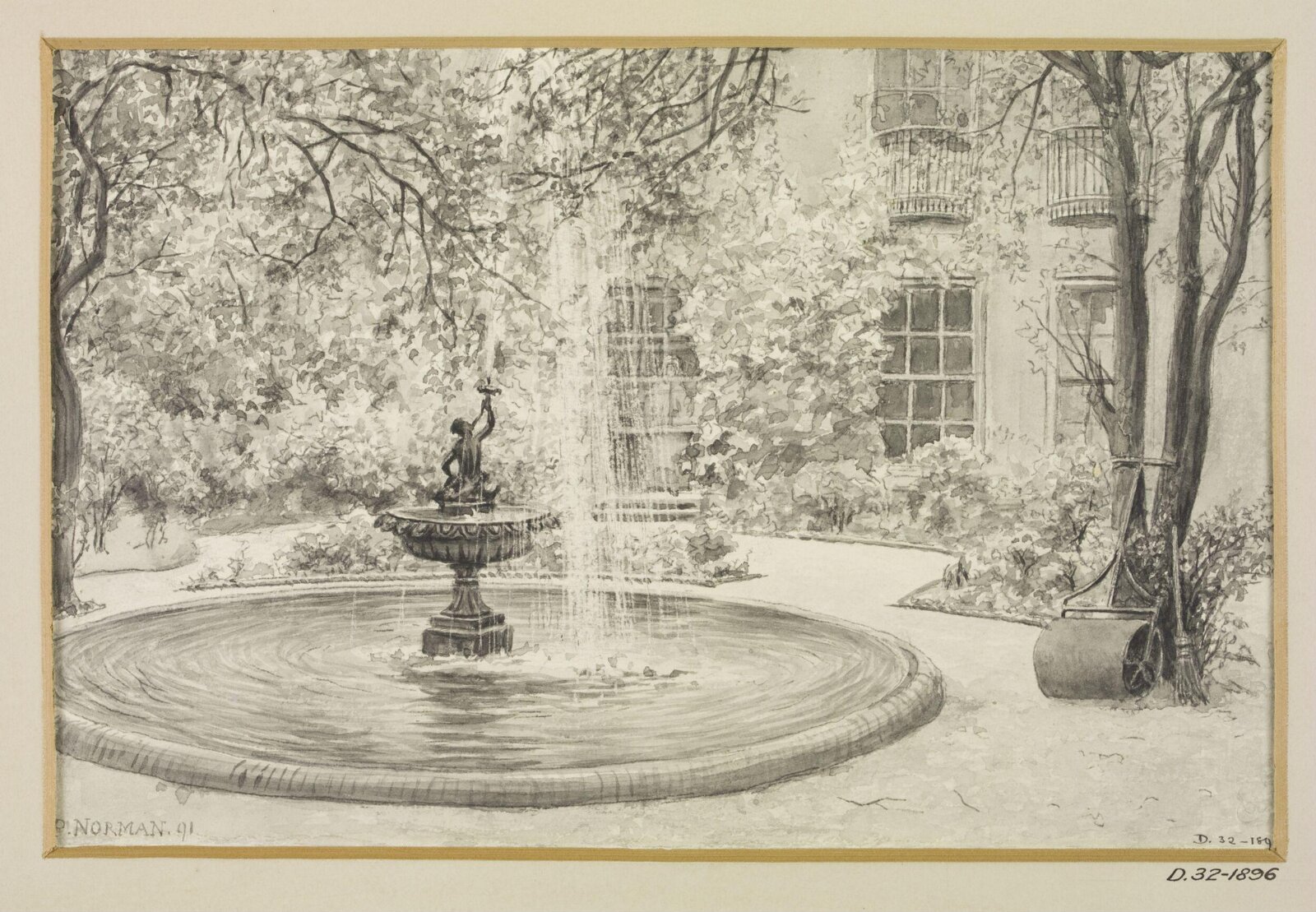 Drawing, Philip Norman, 1891
