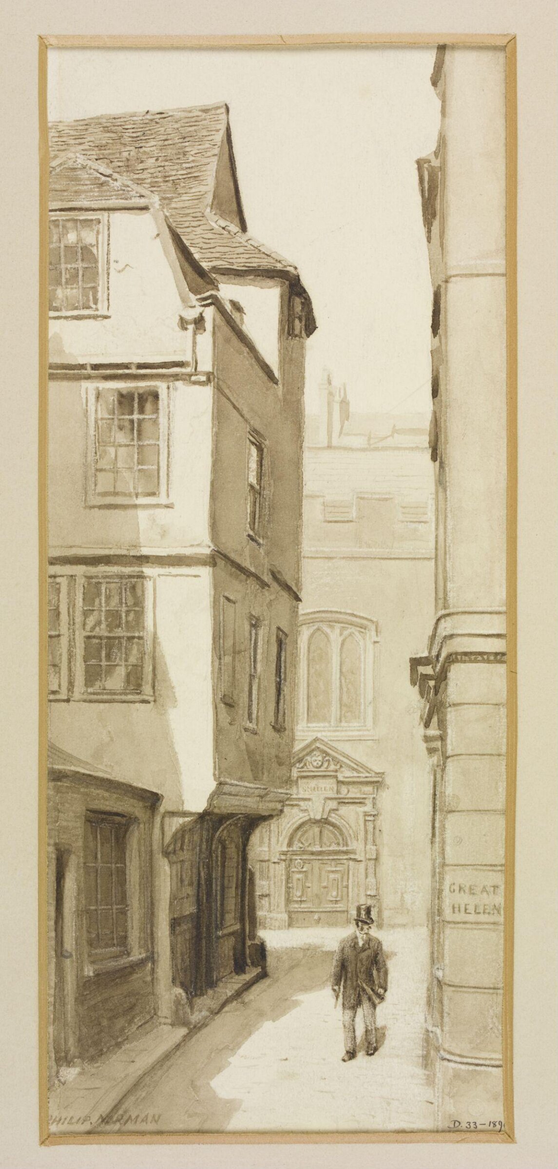 Drawing, Philip Norman, c. 1880s