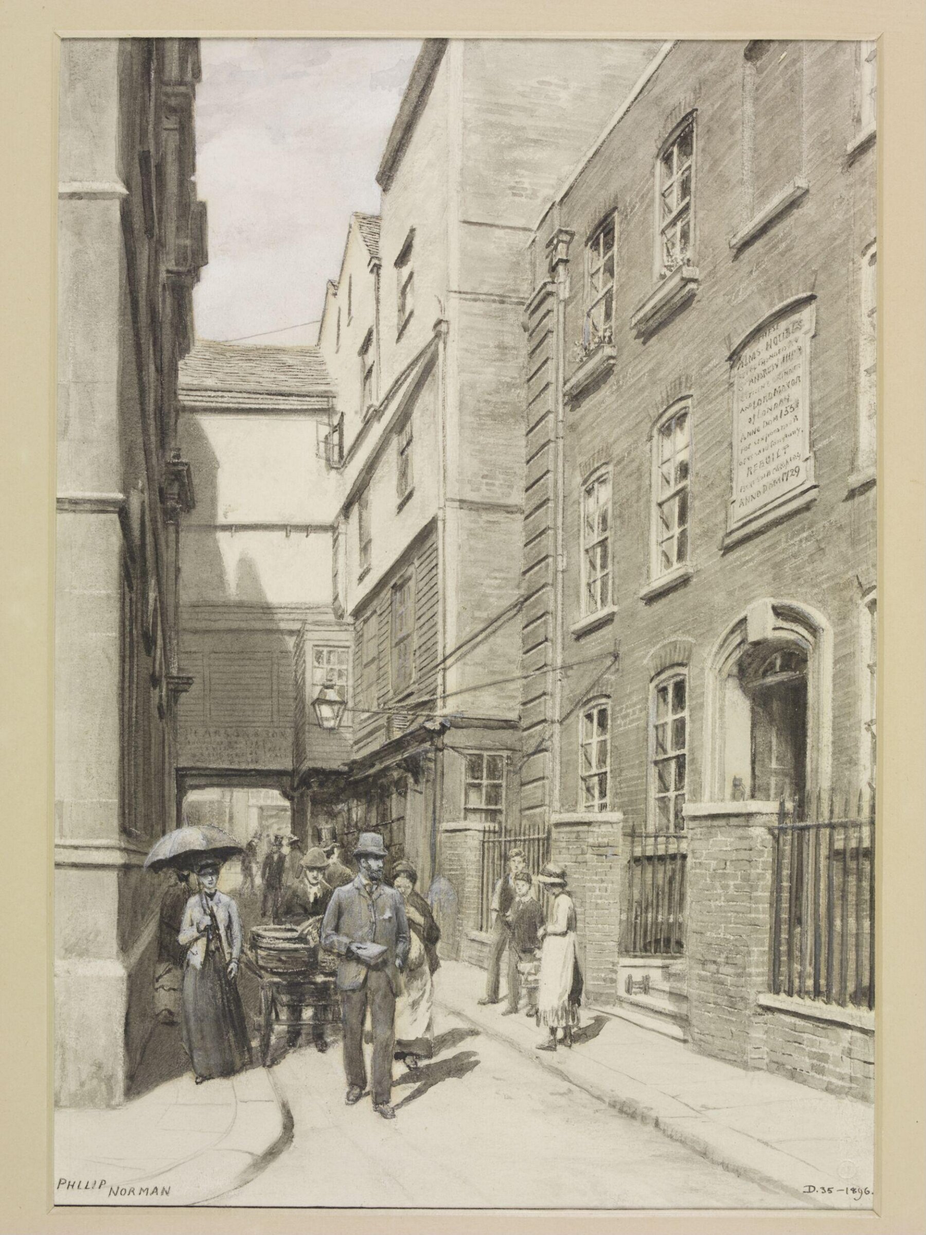 Drawing, Philip Norman, 1891