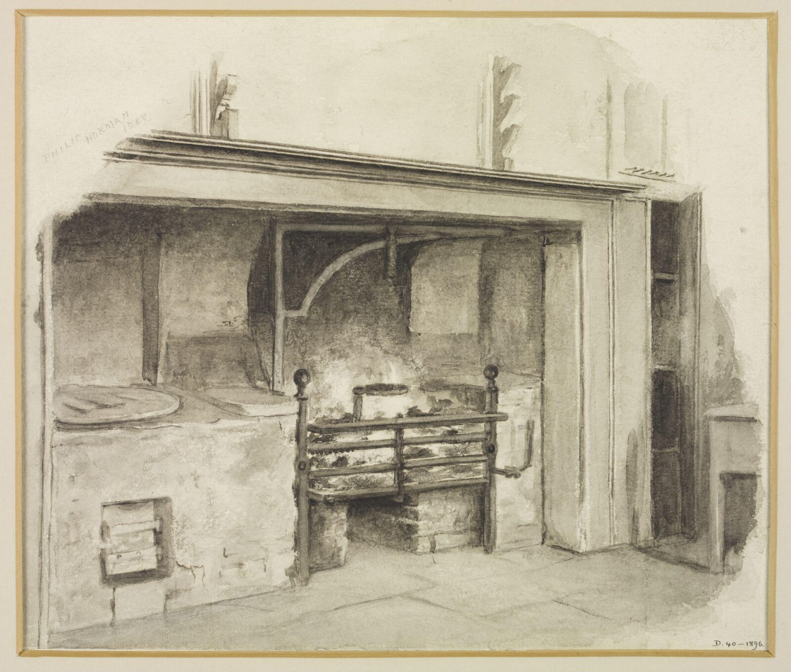 Drawing, Philip Norman, 1889