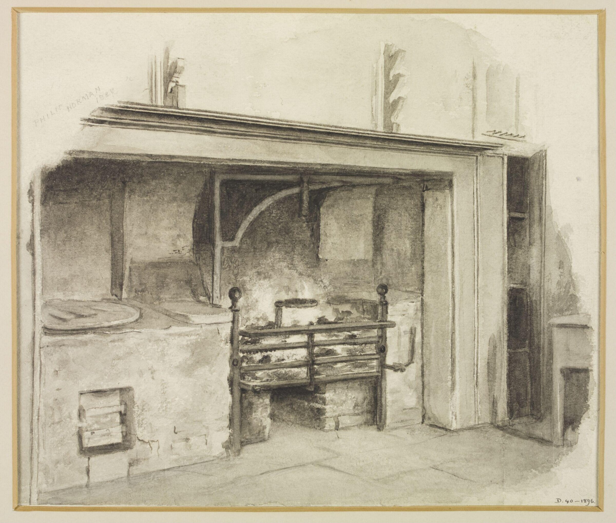 Drawing, Philip Norman, 1889