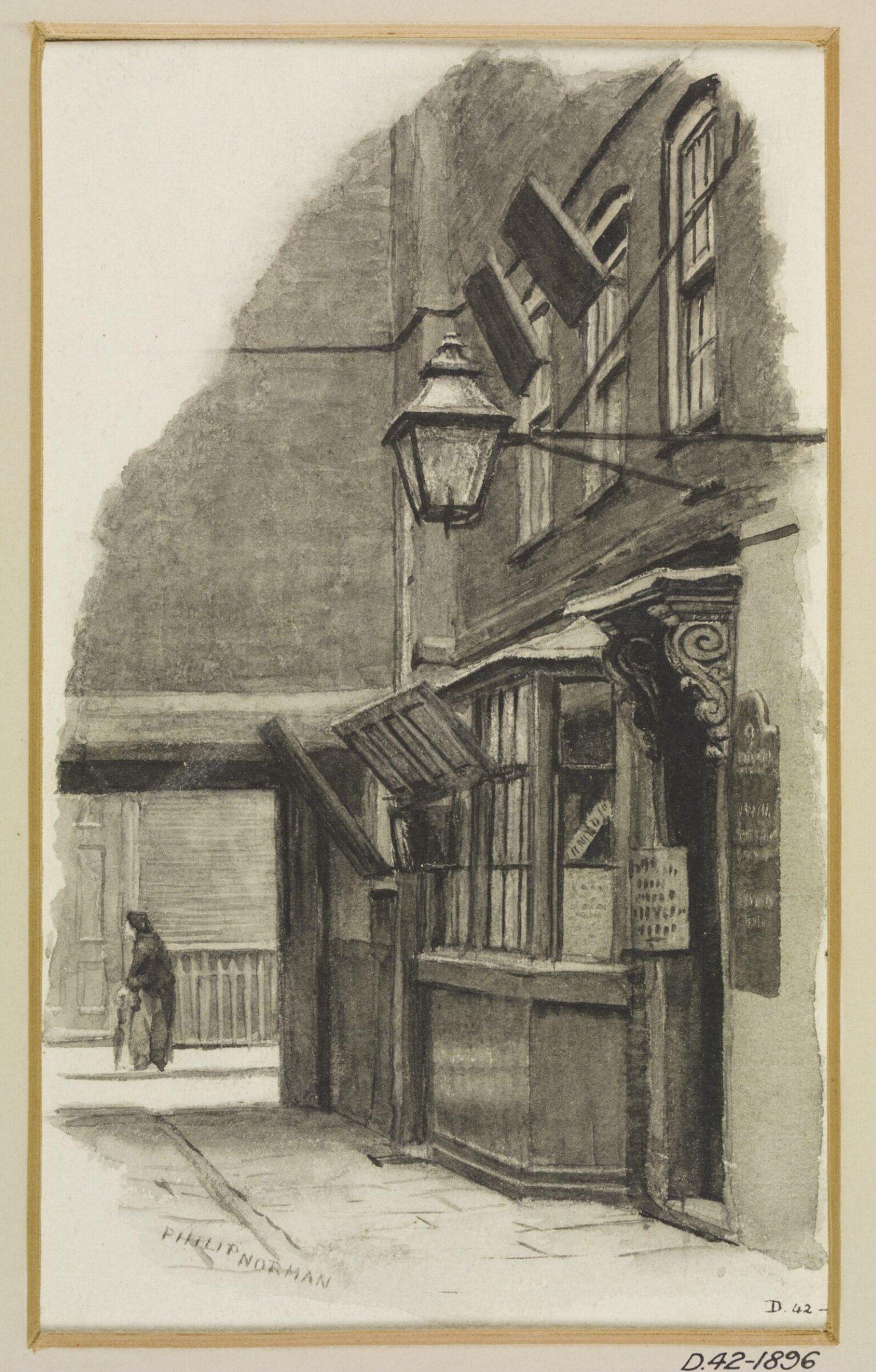 Drawing, Philip Norman, 1889