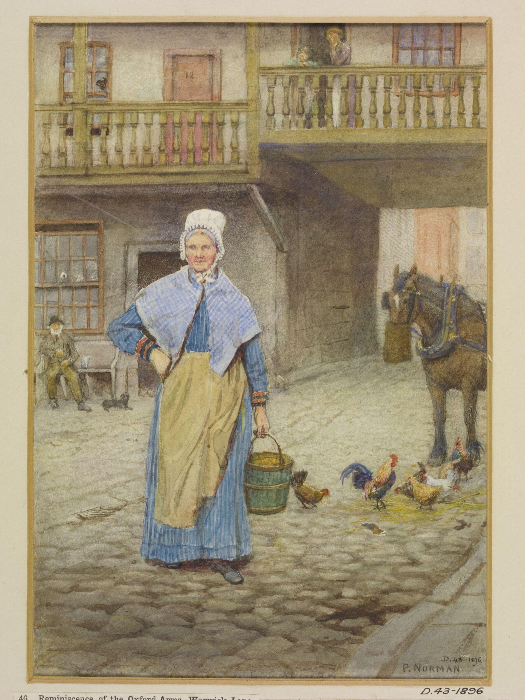 Reminiscence of The Oxford Arms, Warwick Lane, Philip Norman, c. 1880s