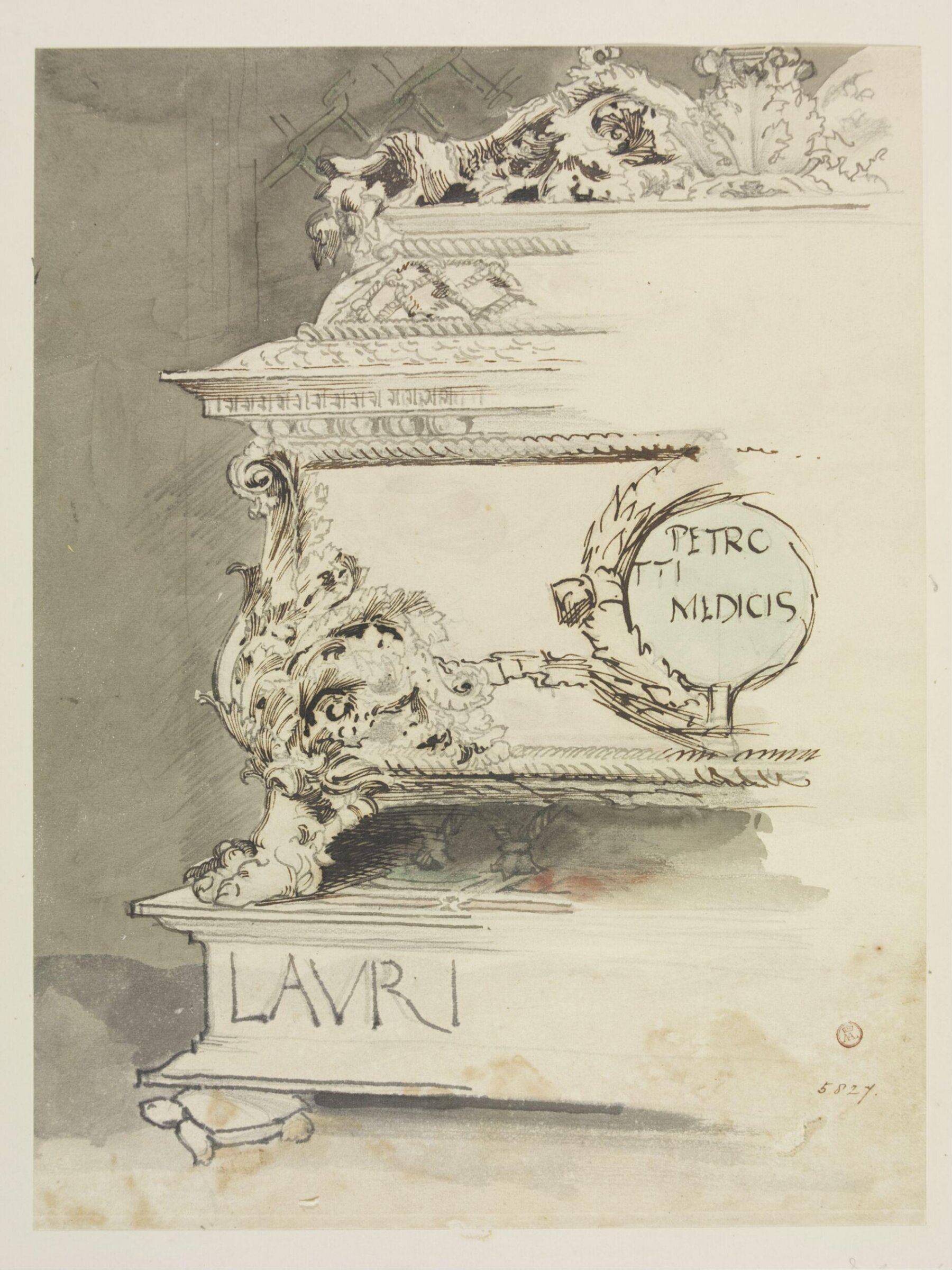 Drawing, James Gamble, 19th century