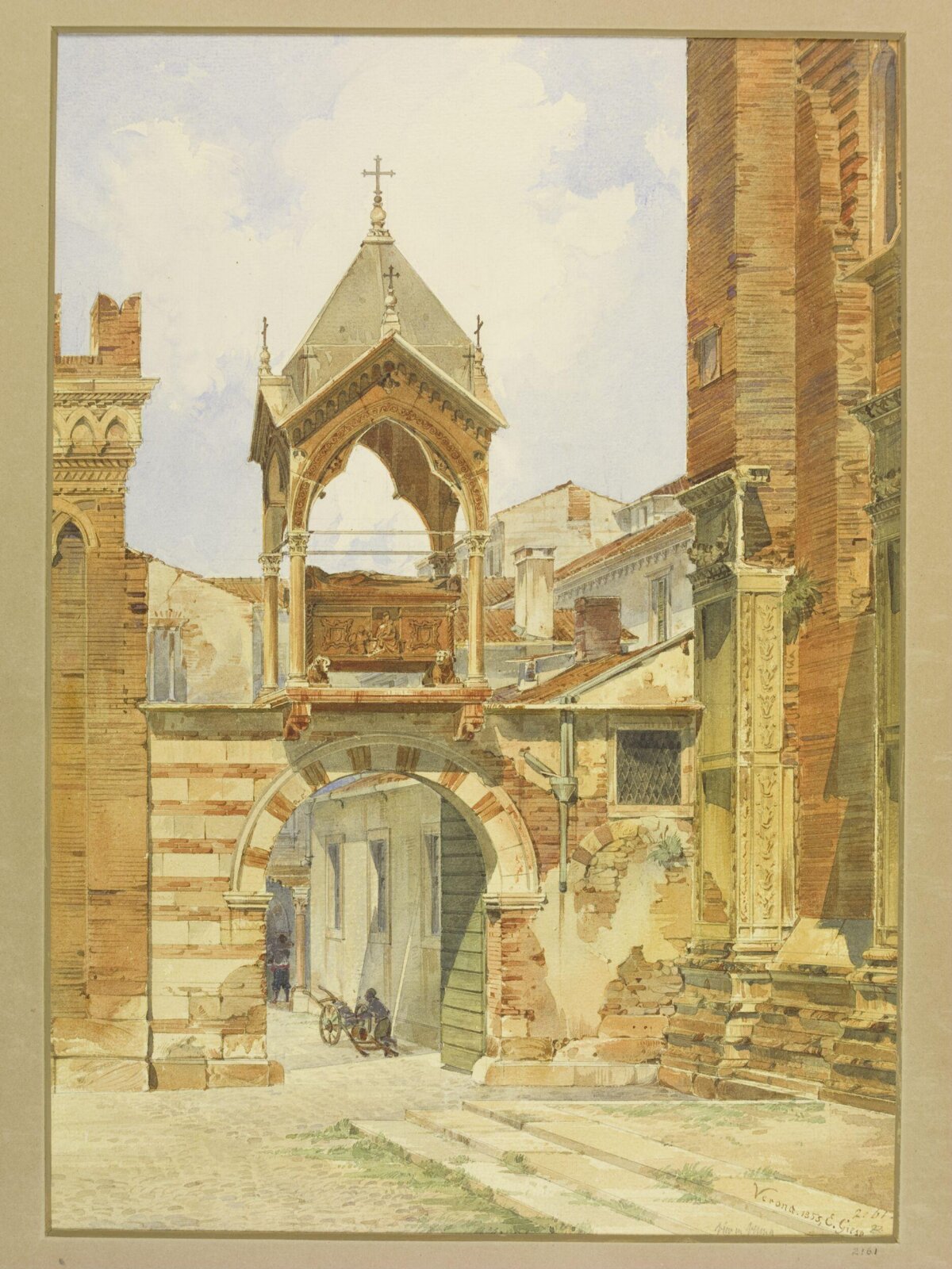 Drawing, Ernst Giese, 1855