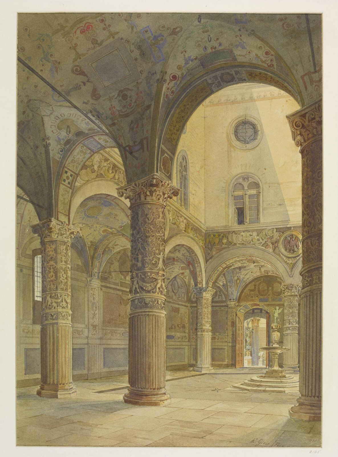Drawing, Ernst Giese, 1857