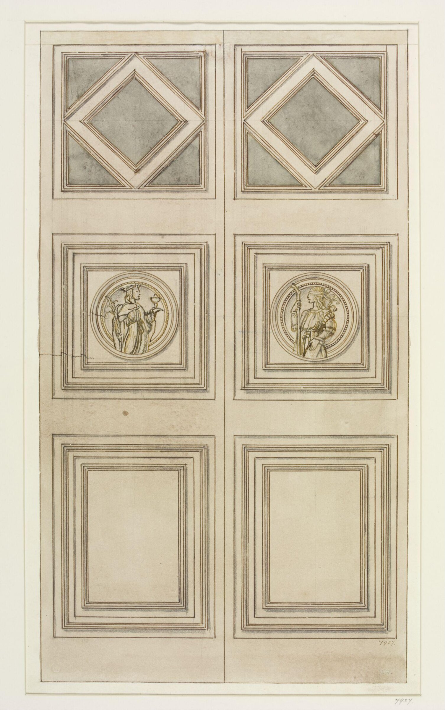 Drawing, Reuben Townroe, 1872
