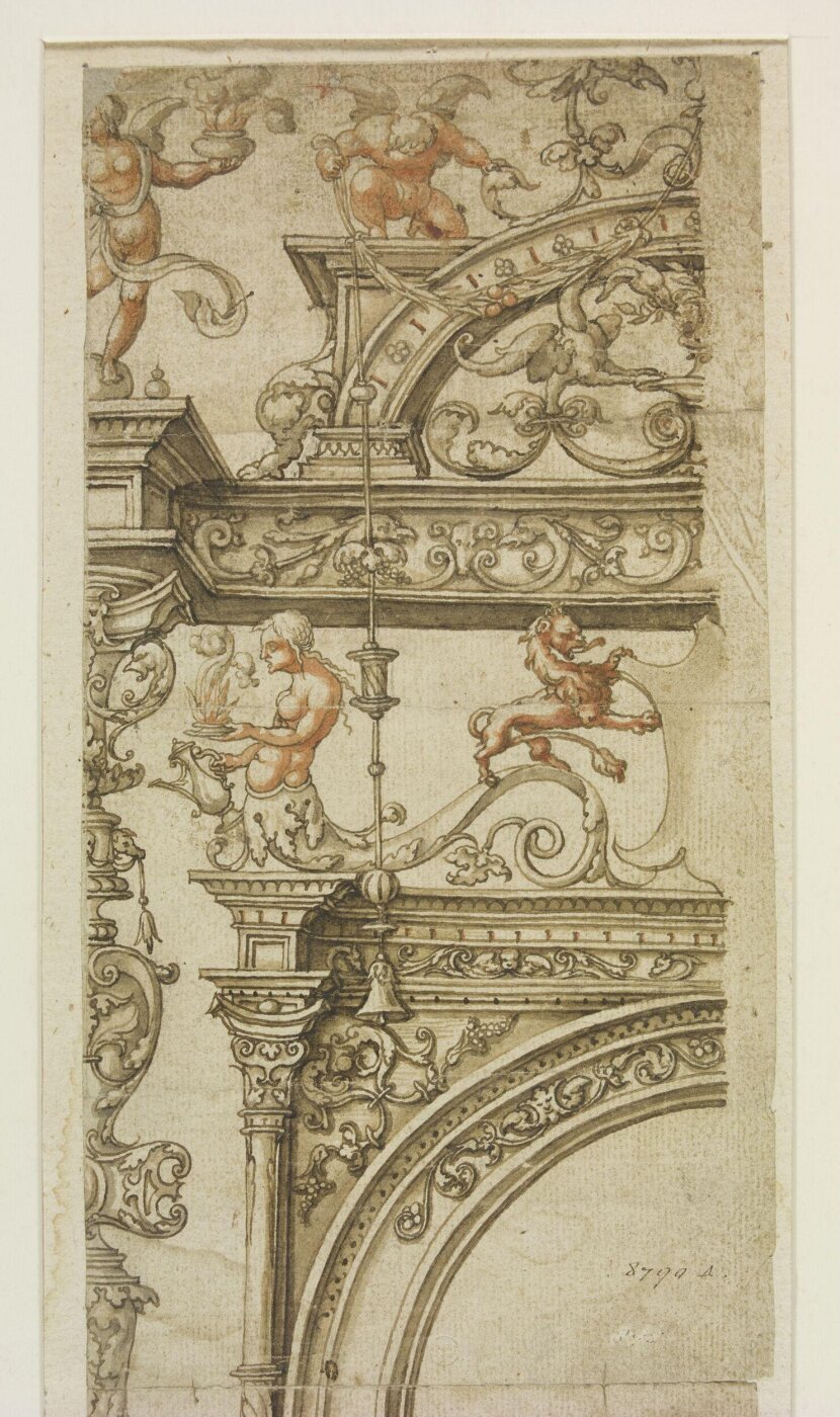 Unknown, Elevation of an Elaborate Alterpiece or Tabernacle Frame
