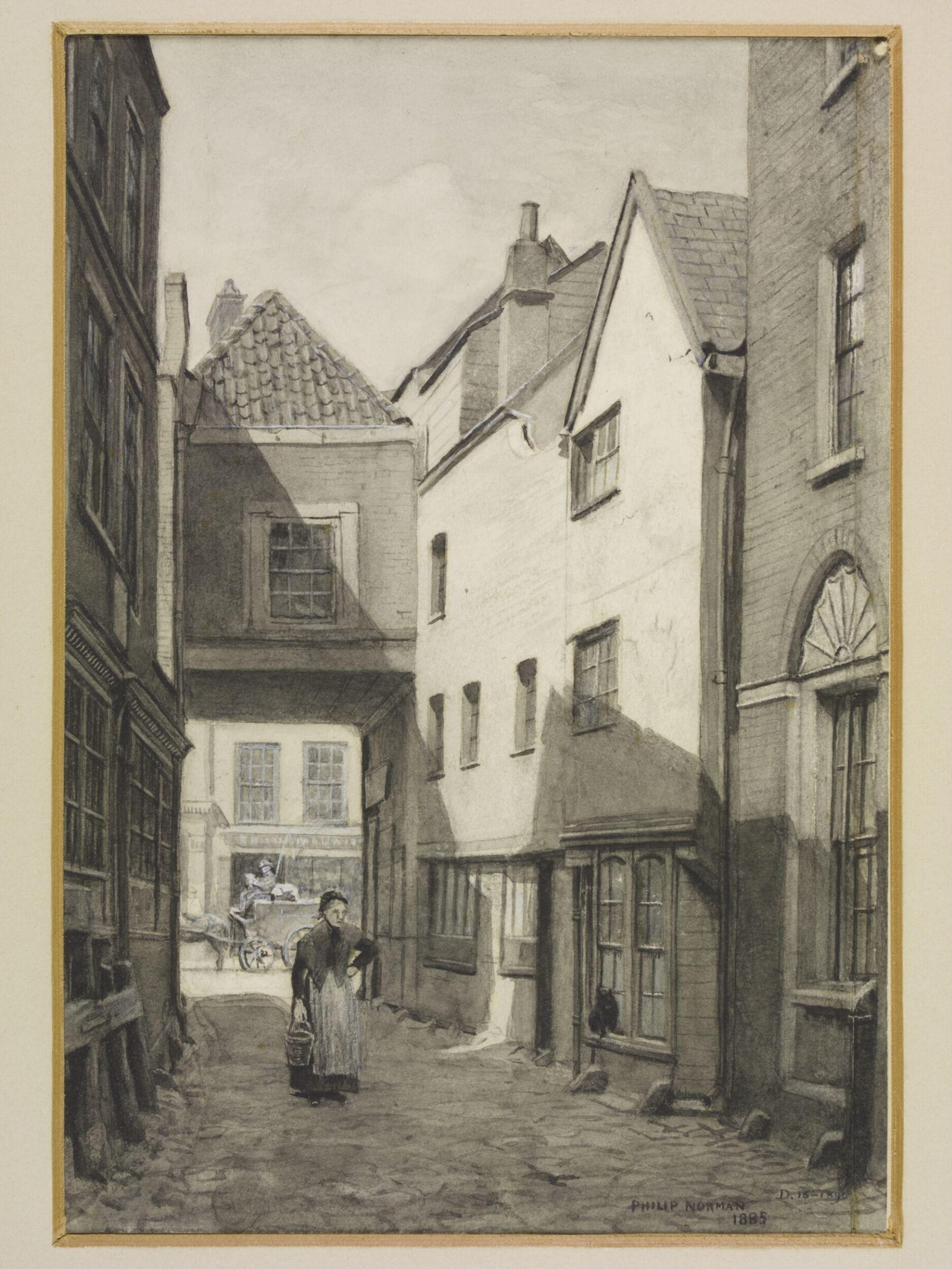 Drawing, Philip Norman, 1885