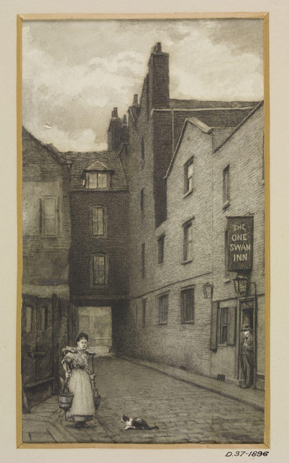 Drawing, Philip Norman, c. 1880s.