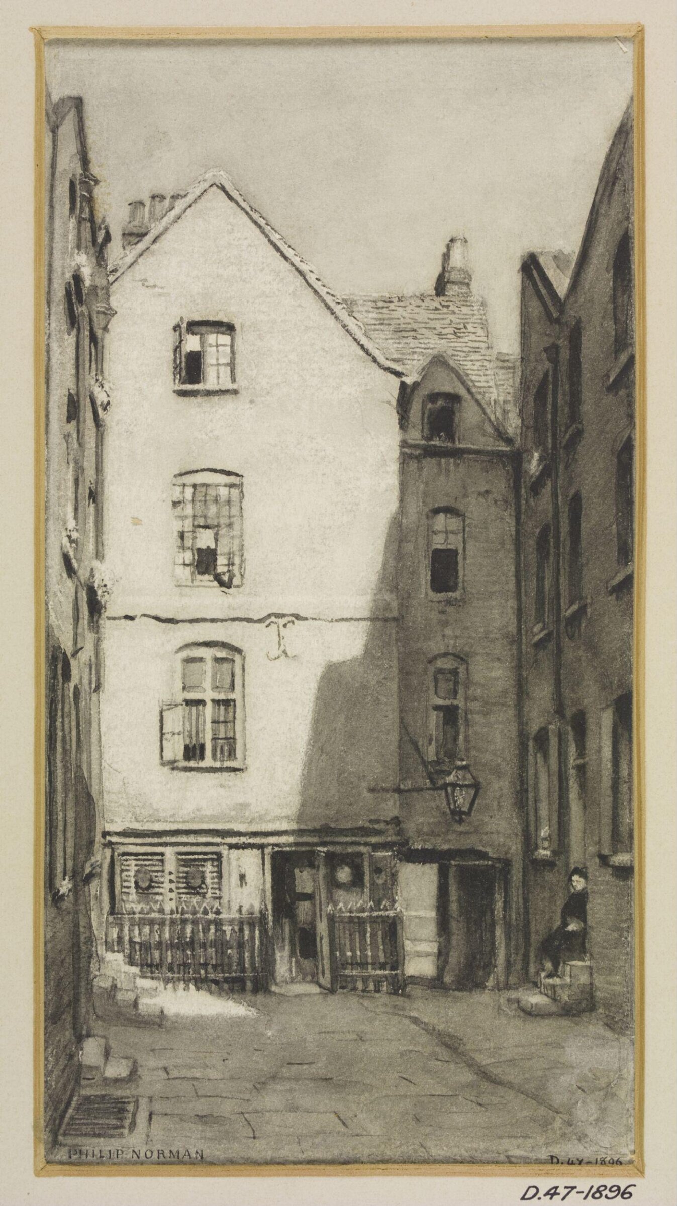 Drawing, Philip Norman, 1887
