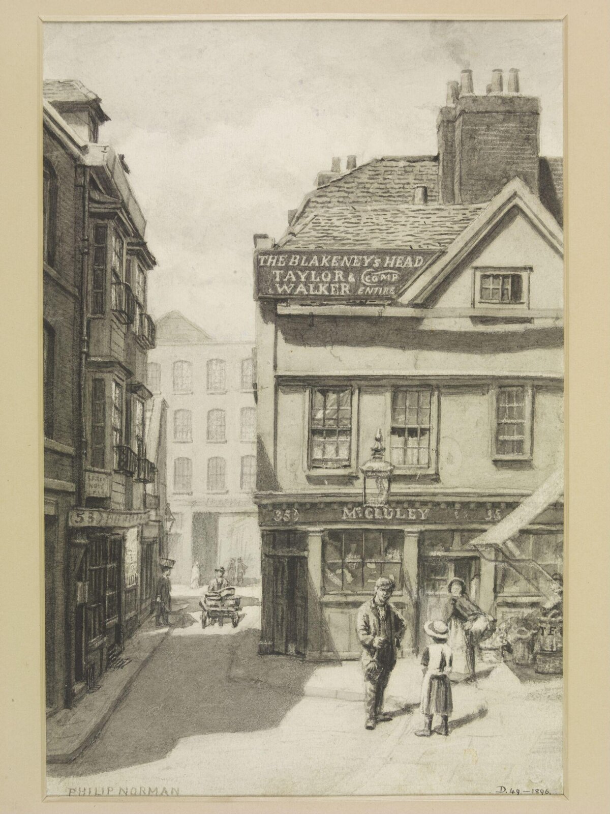 Drawing, Philip Norman, 1887