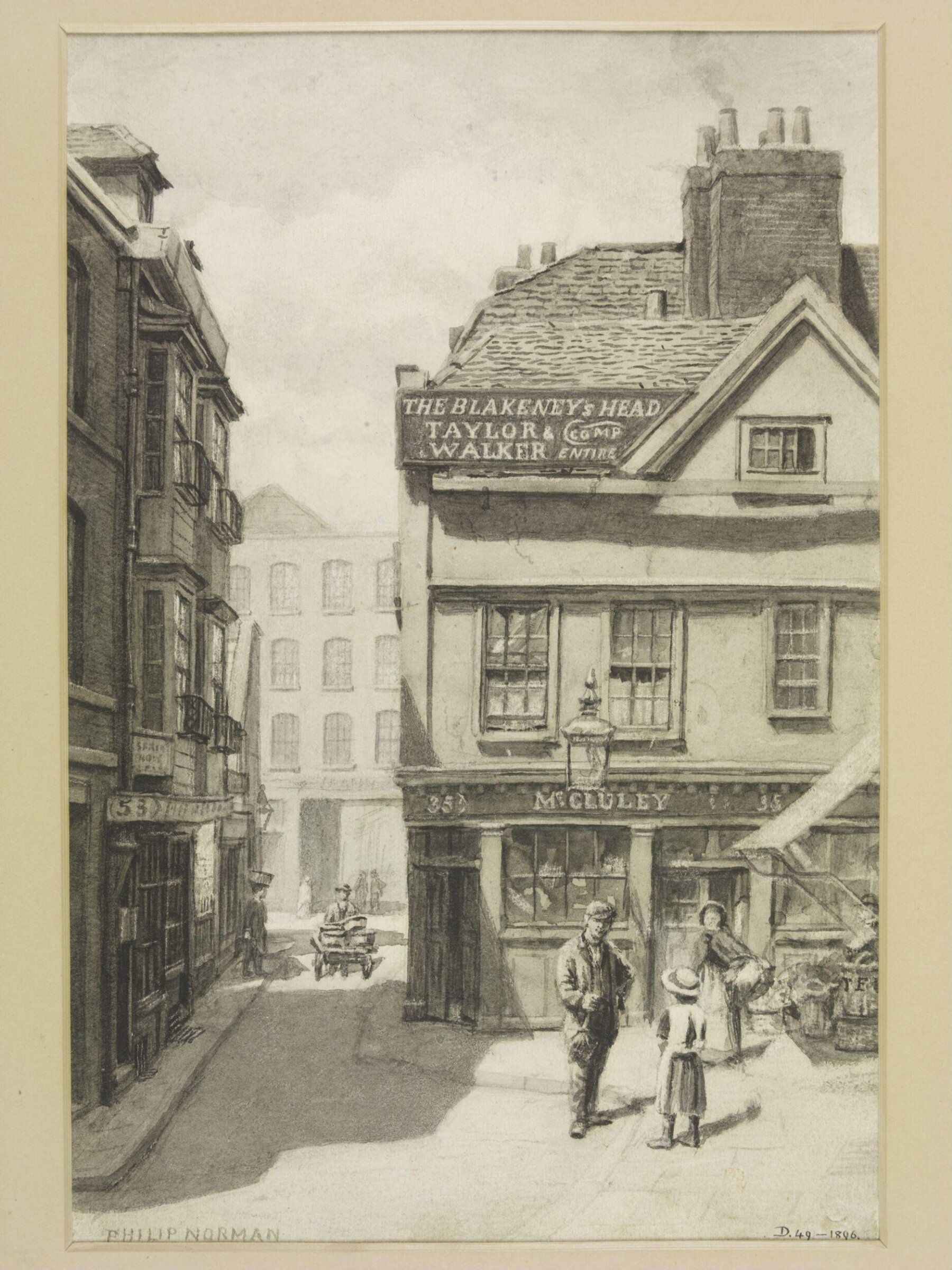 Drawing, Philip Norman, 1887