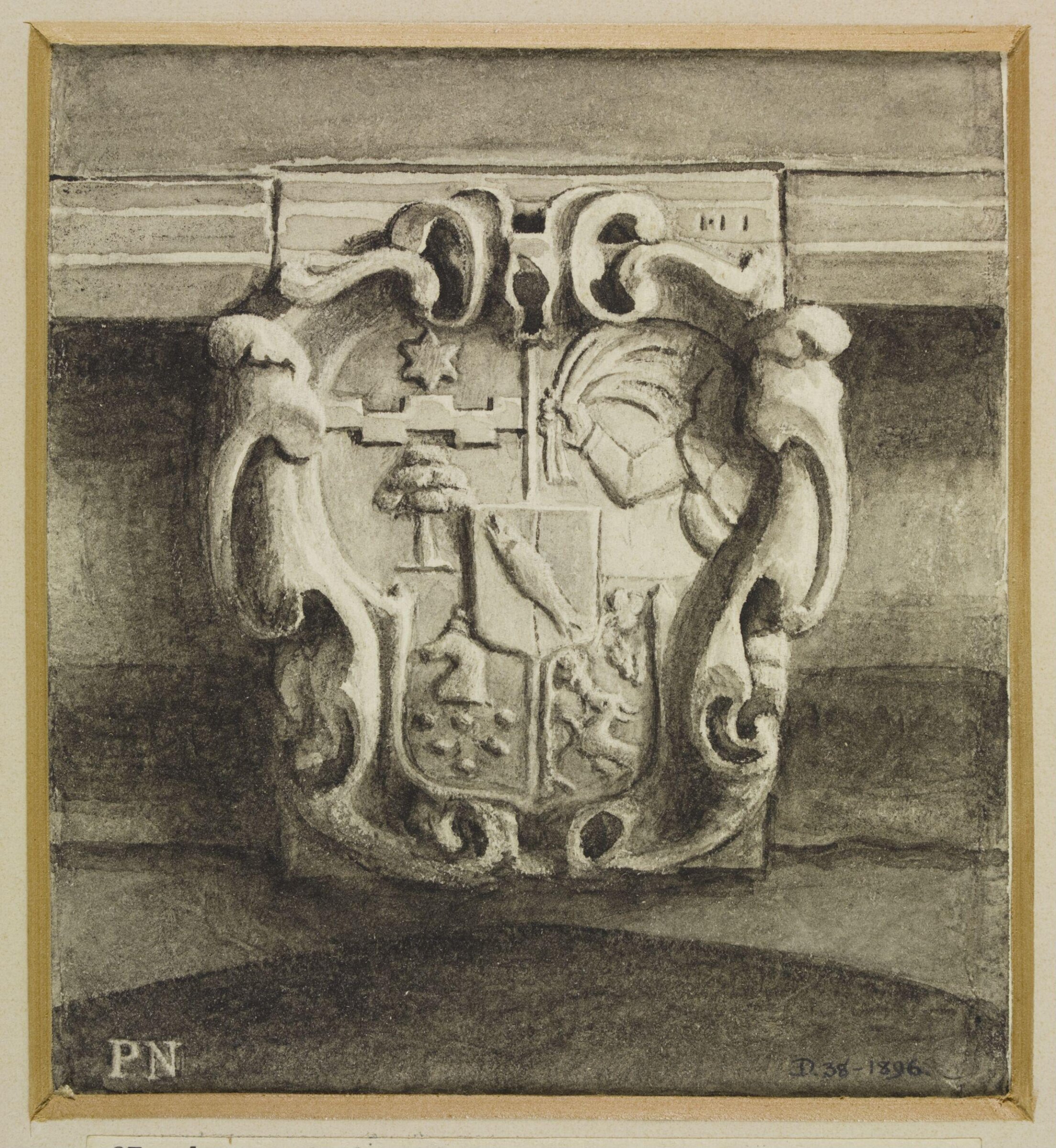 Drawing, Philip Norman, 1888