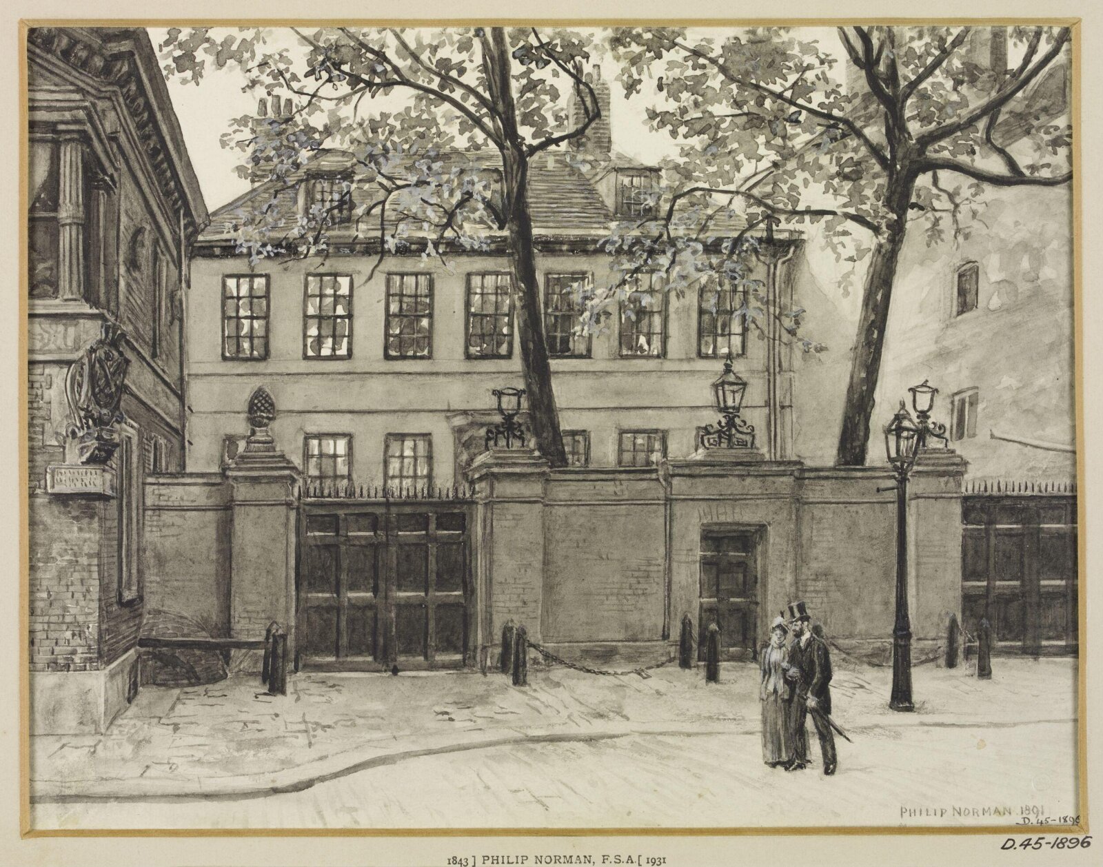 Drawing, Philip Norman, 1891