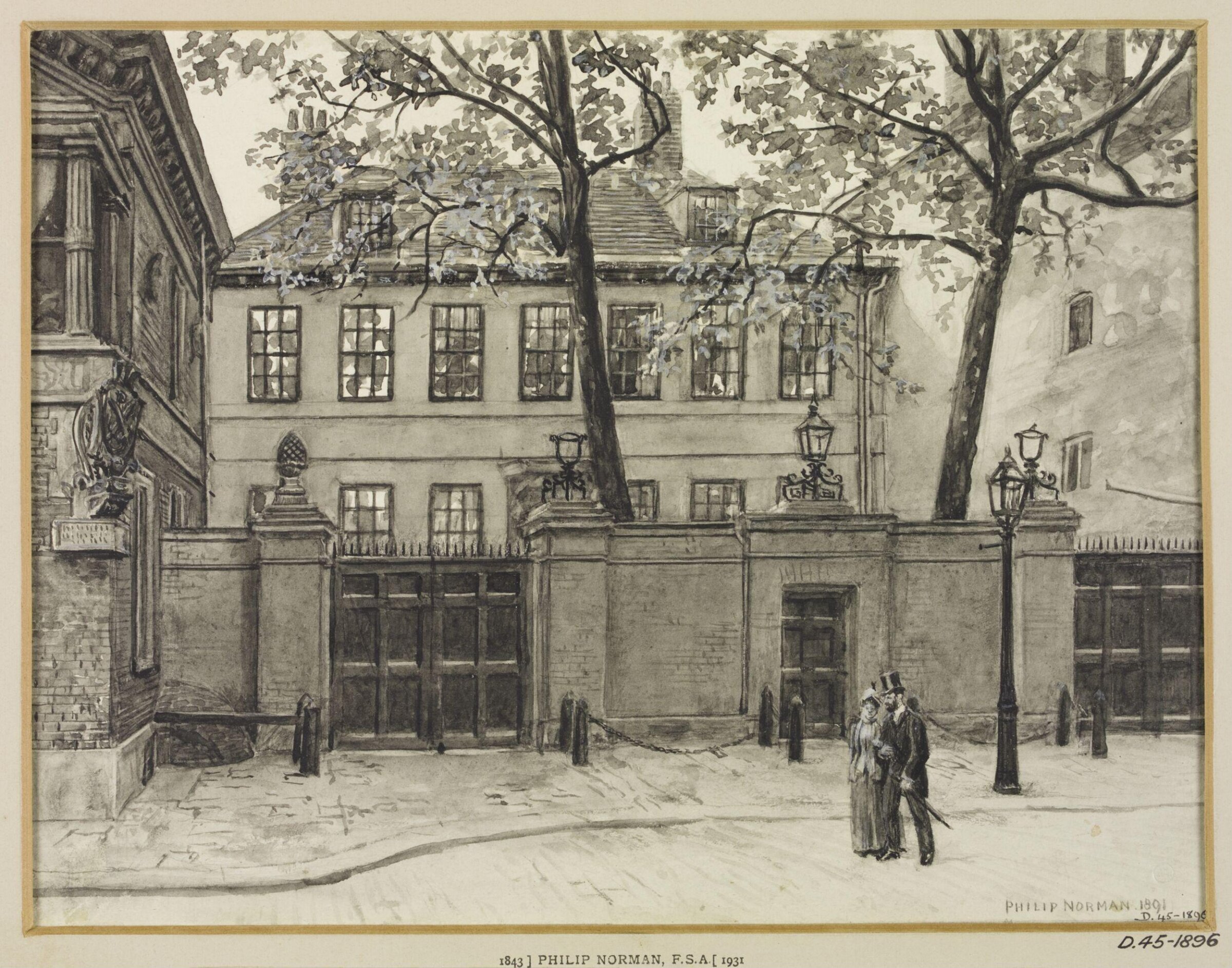 Drawing, Philip Norman, 1891