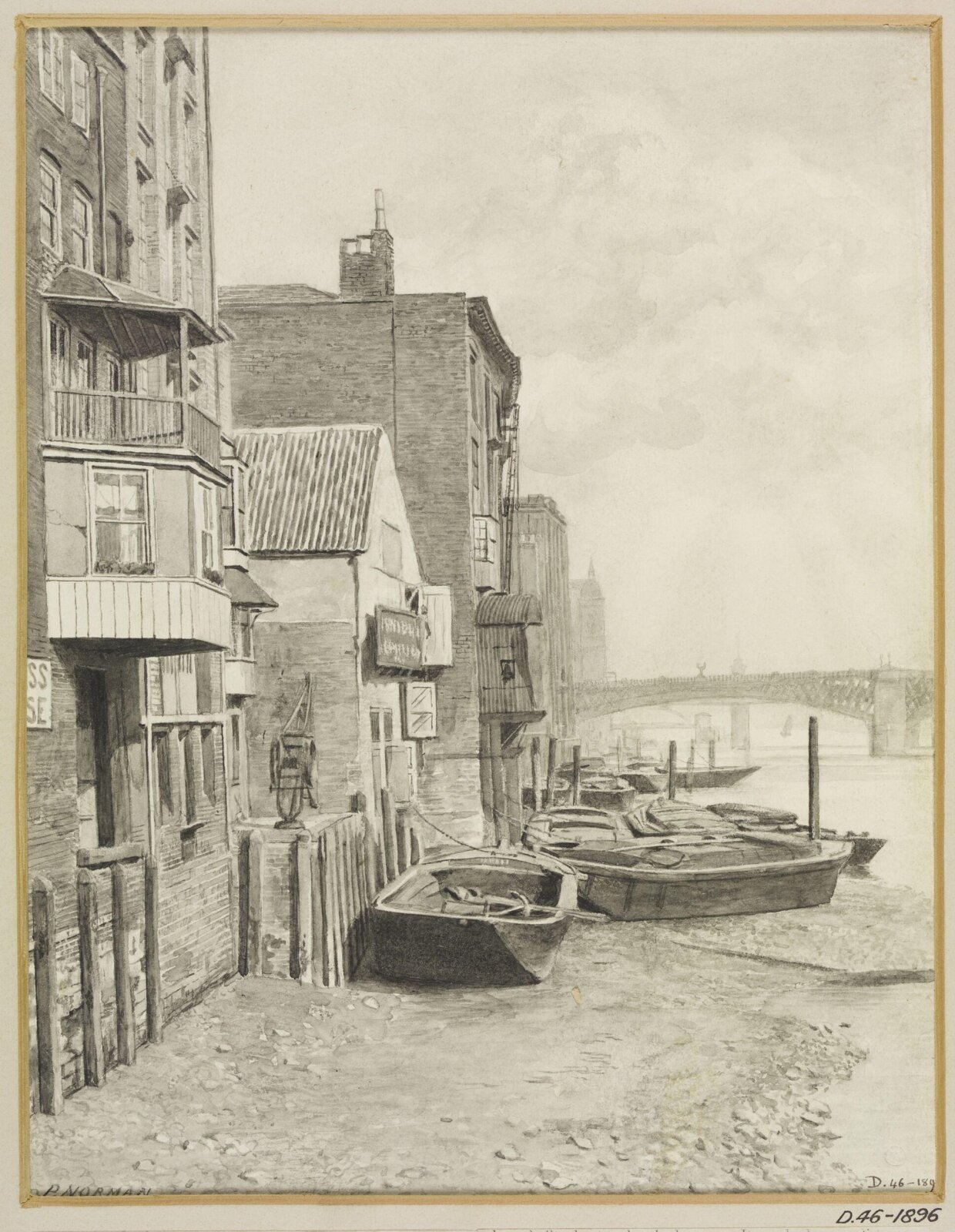 Drawing, Philip Norman, 1891