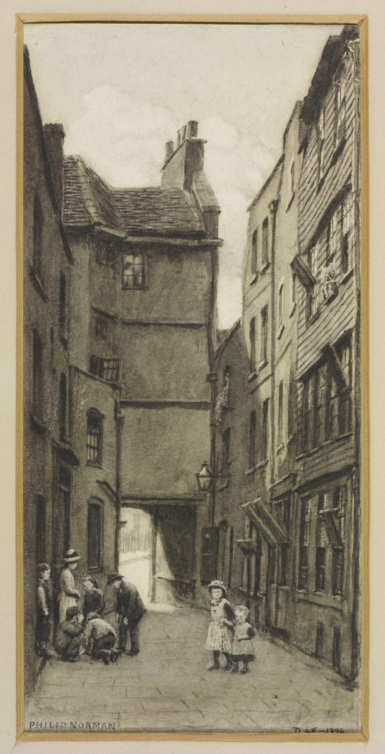 Drawing, Philip Norman, 1887