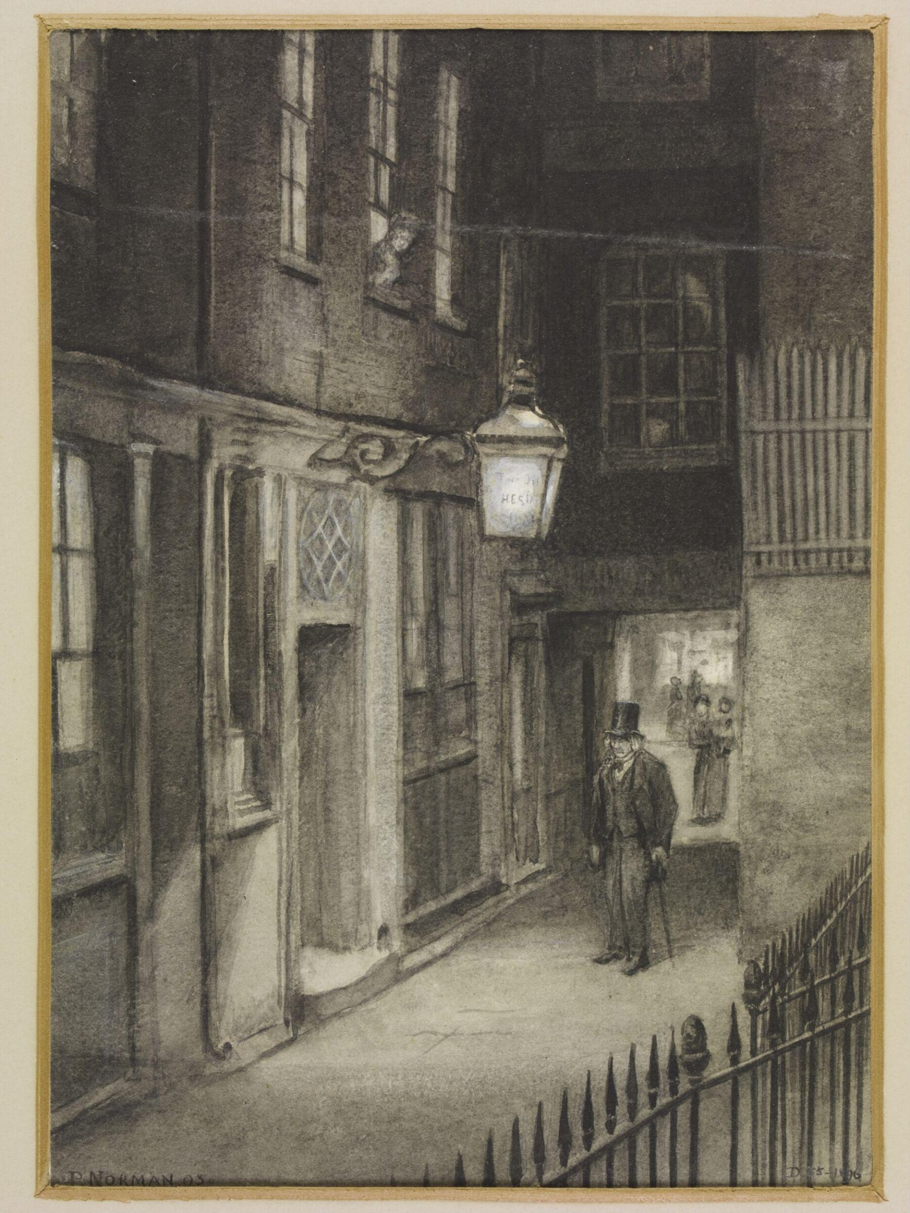 Drawing, Philip Norman, 1886