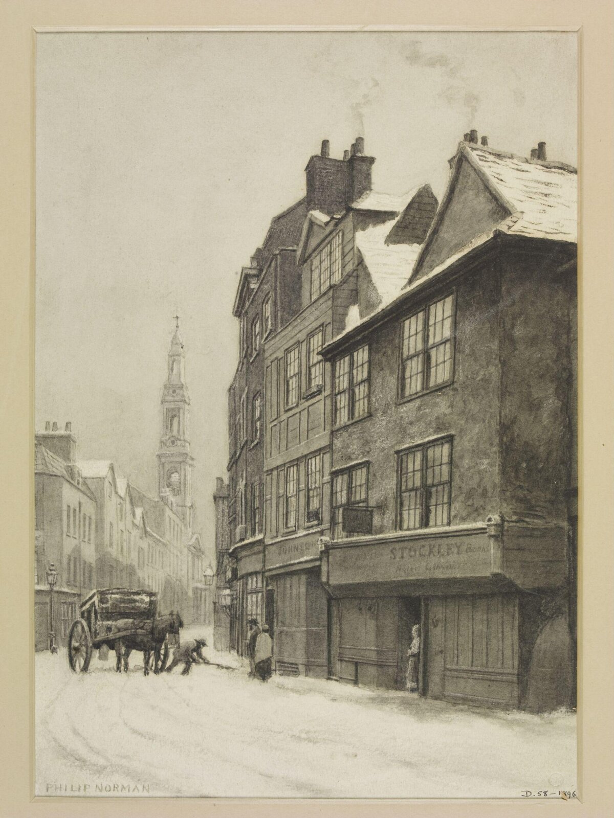Drawing, Philip Norman, 1880
