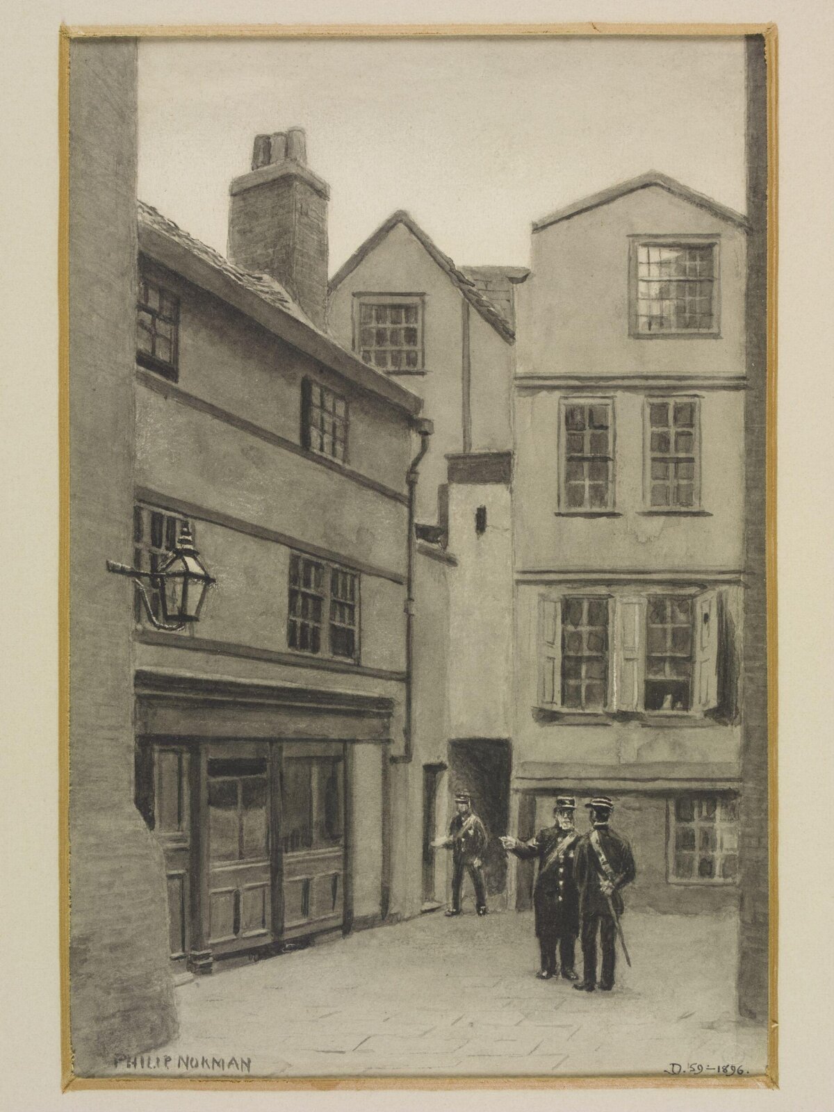 Drawing, Philip Norman, 1890