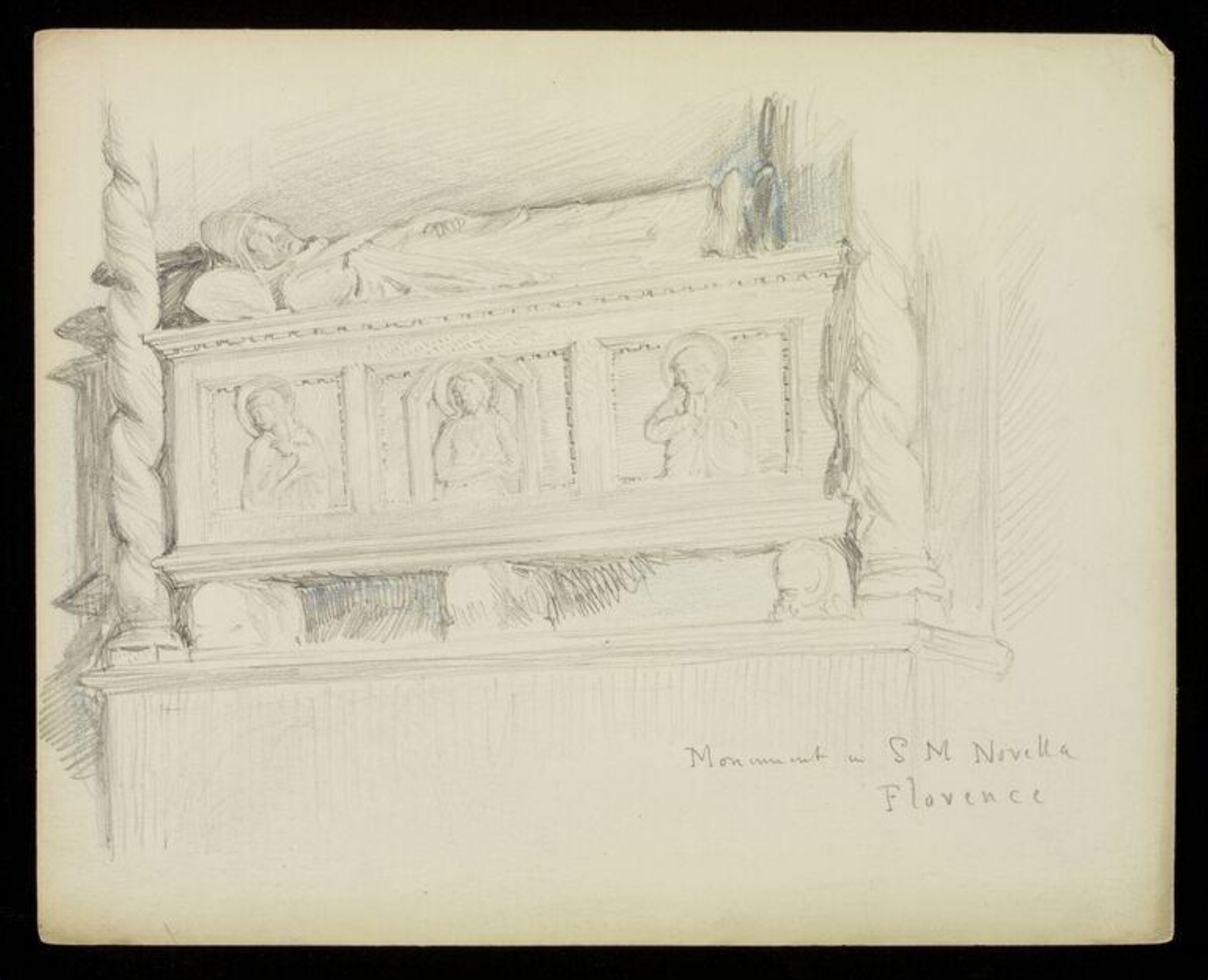 Drawing, W. R. Lethaby, ca. 1886