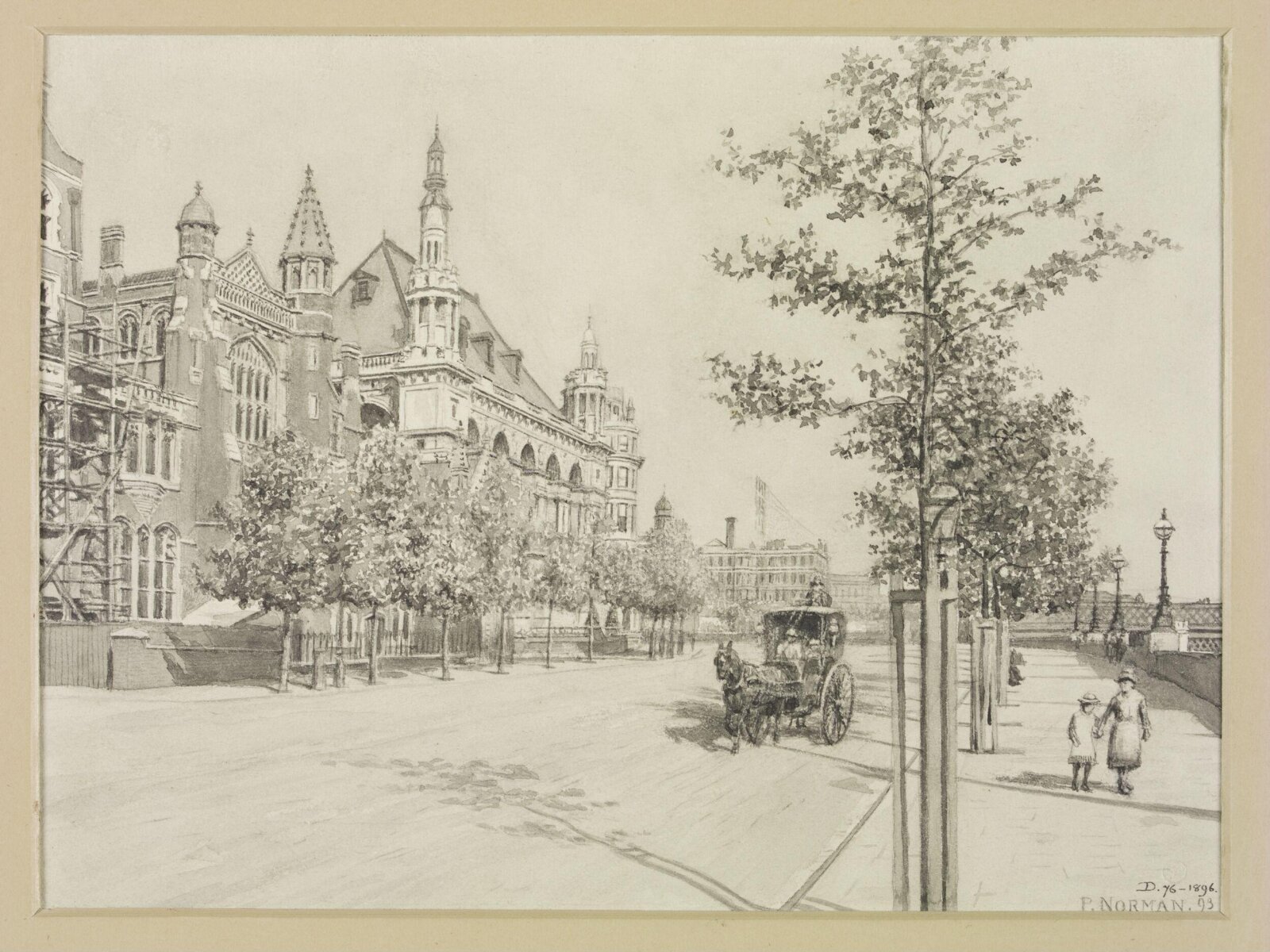 Drawing, Philip Norman, 1893