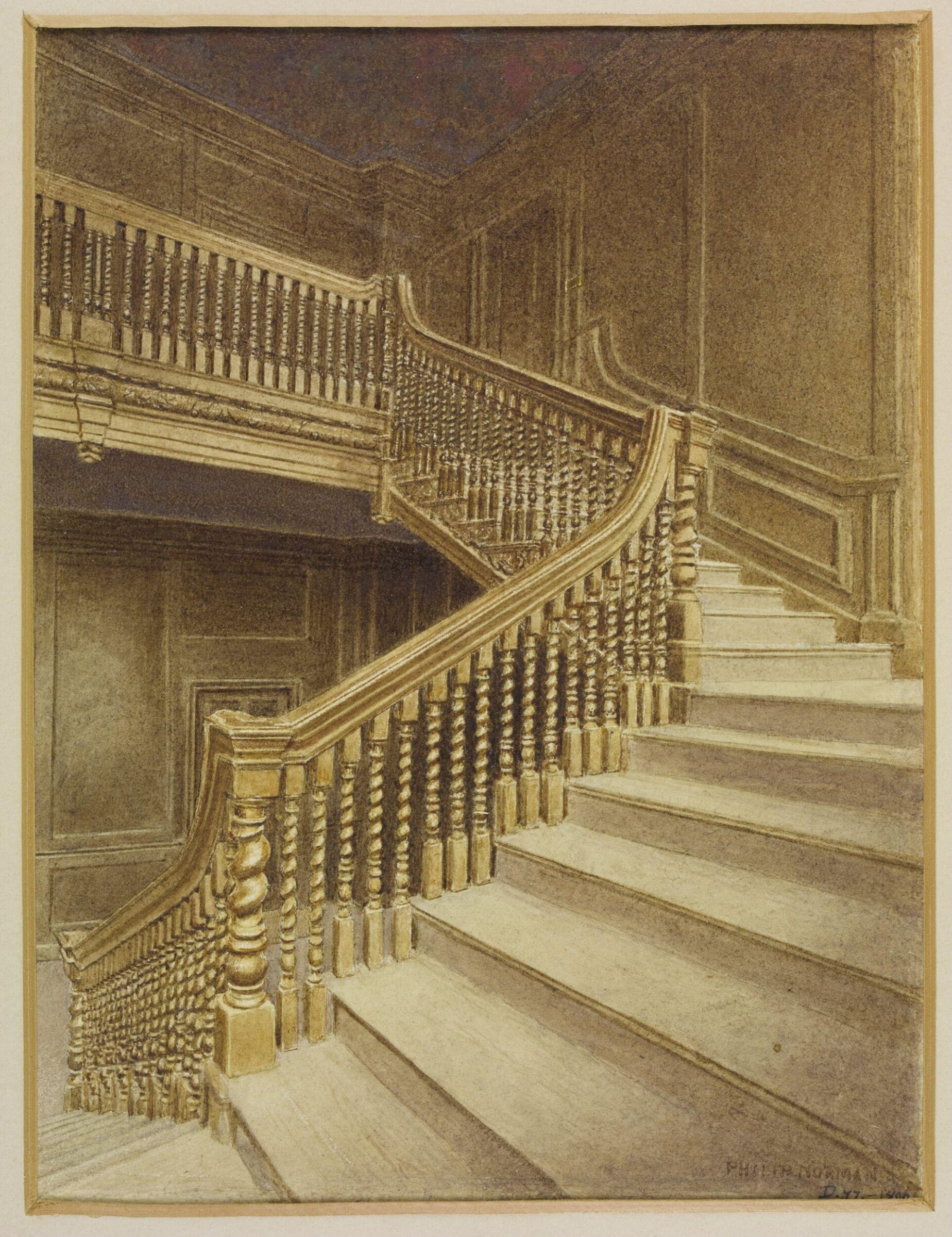 Drawing, Philip Norman, c. 1880s