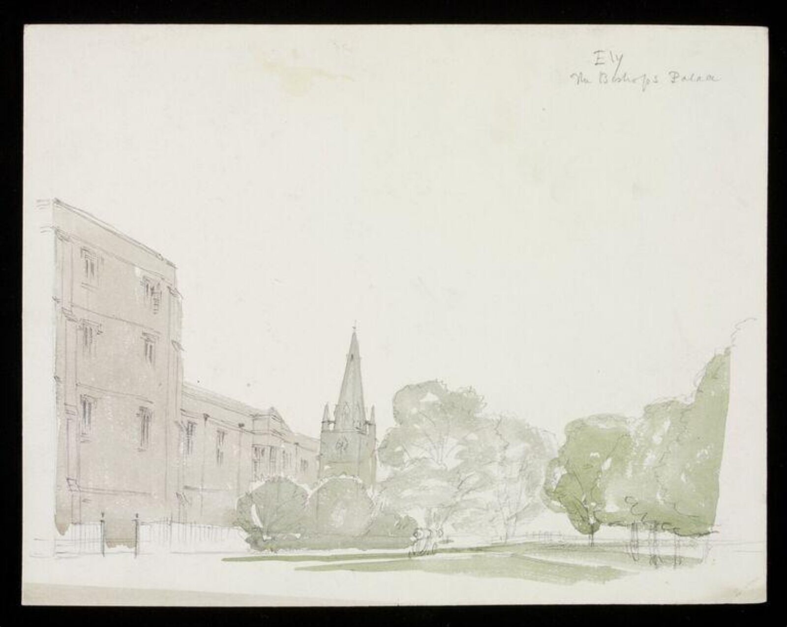 Drawing, W. R. Lethaby, late 19th-early 20th century