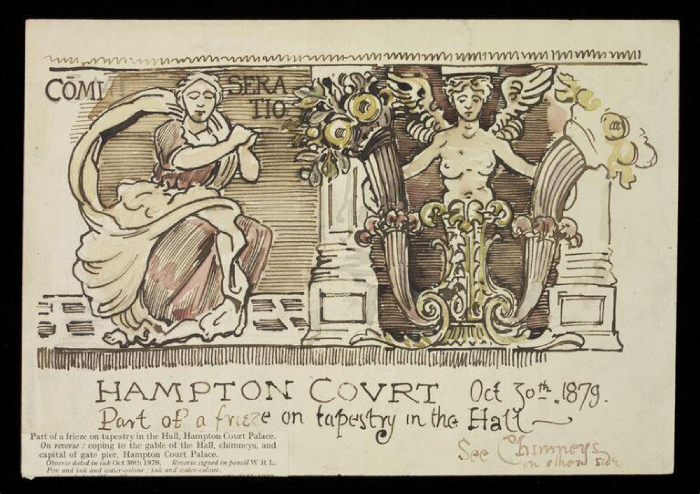 Drawing, W. R. Lethaby, 1879